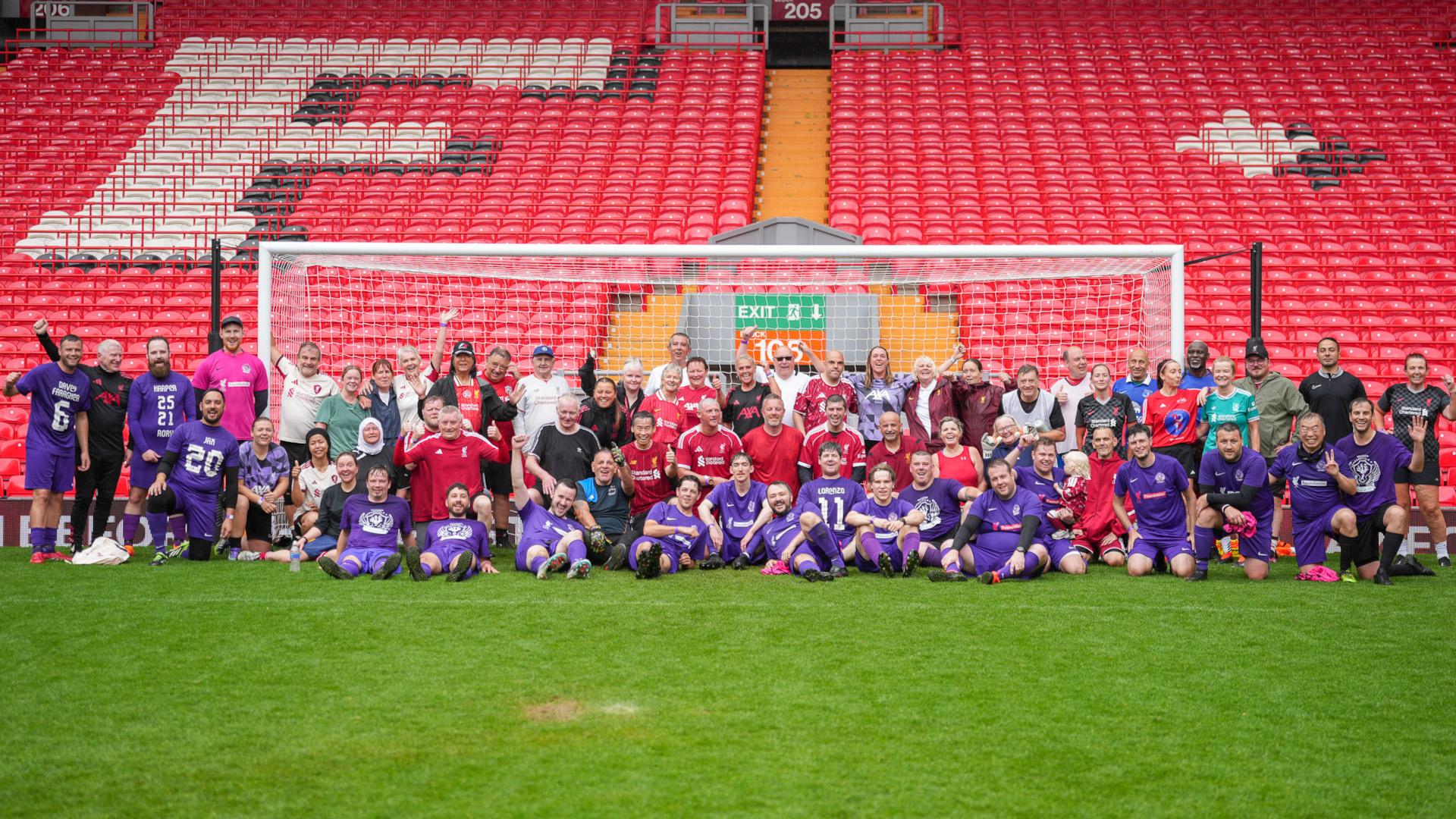 More than 200 LFC Foundation participants enjoy play-on-pitch experience at Anfield