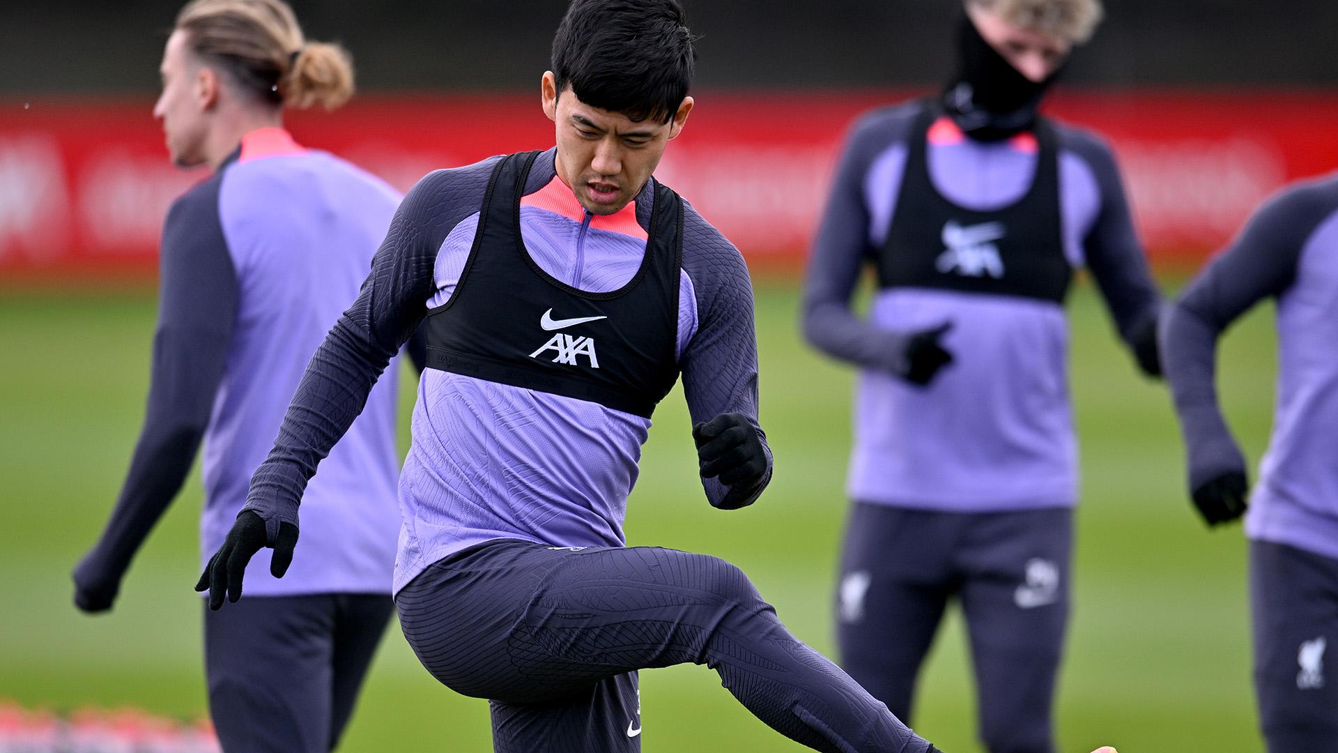 Watch again: Liverpool in pre-Atalanta training