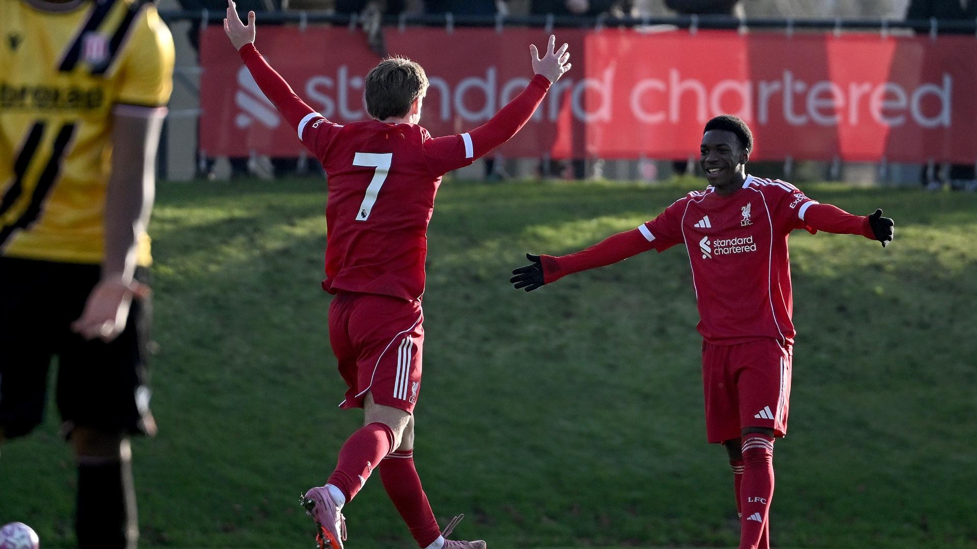 Watch U18s highlights: Liverpool 4-2 Stoke City