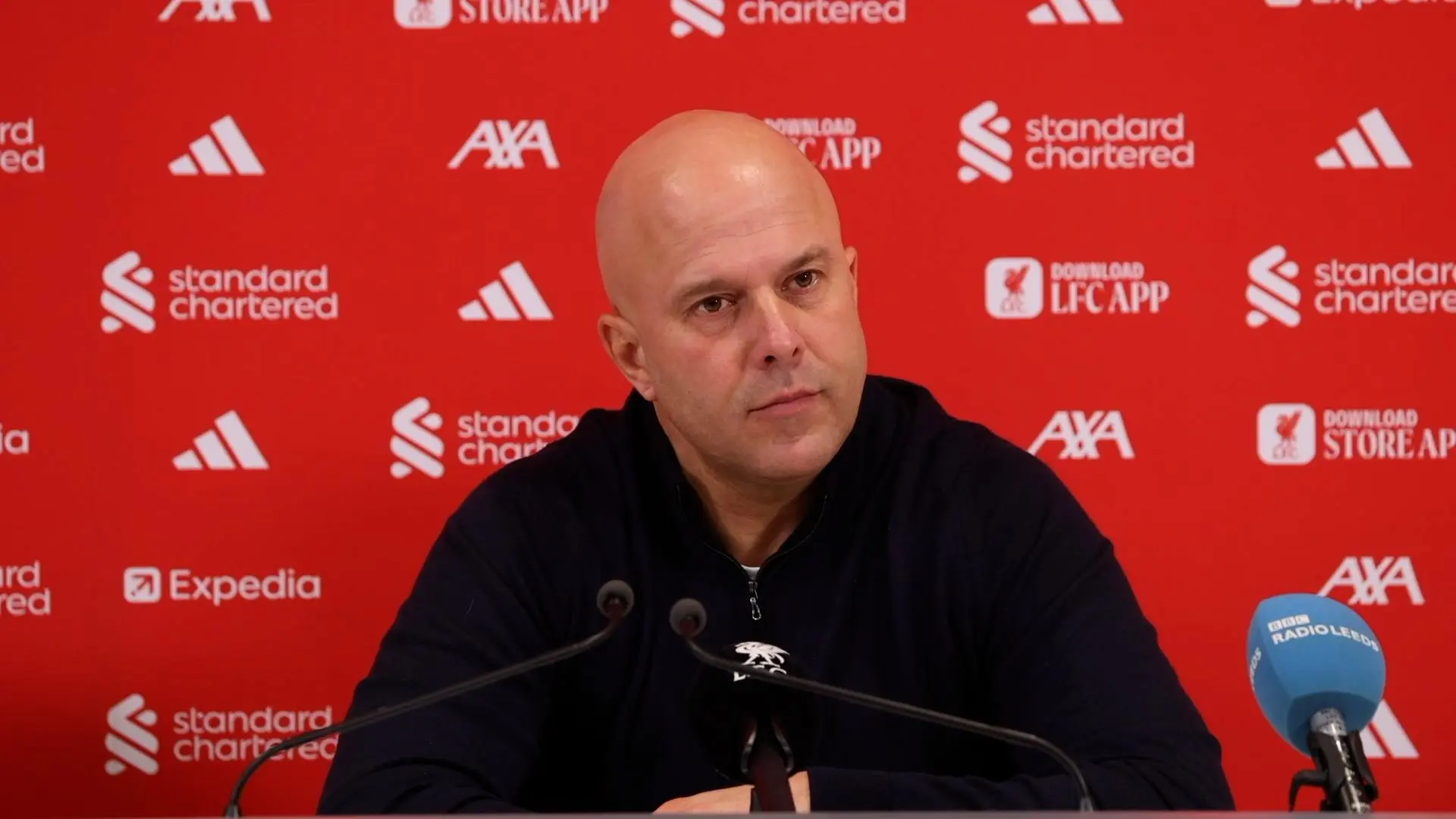 Watch Arne Slot's pre-Fulham v Liverpool press conference