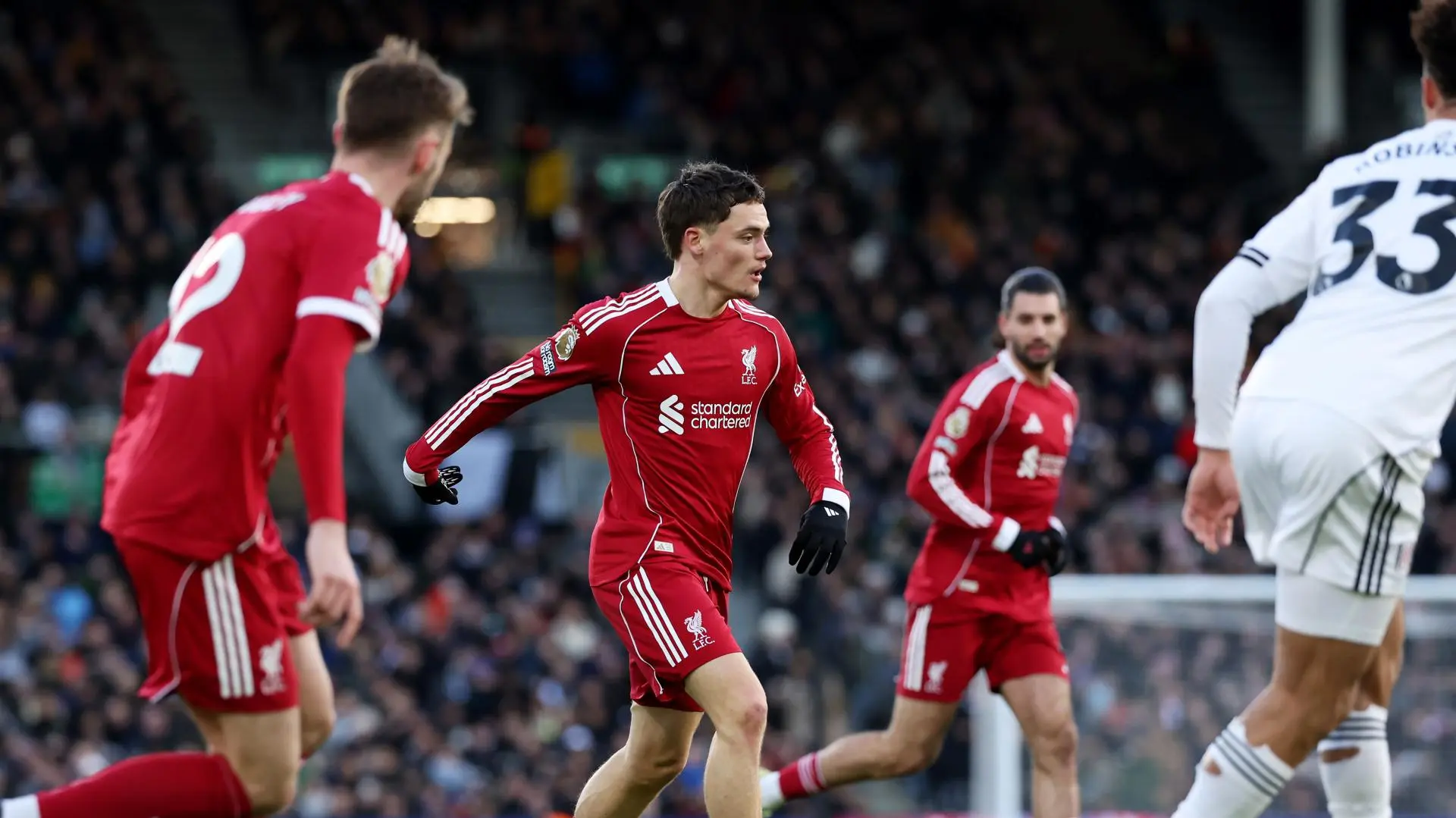 Wirtz and Gakpo score as Liverpool play out draw at Fulham