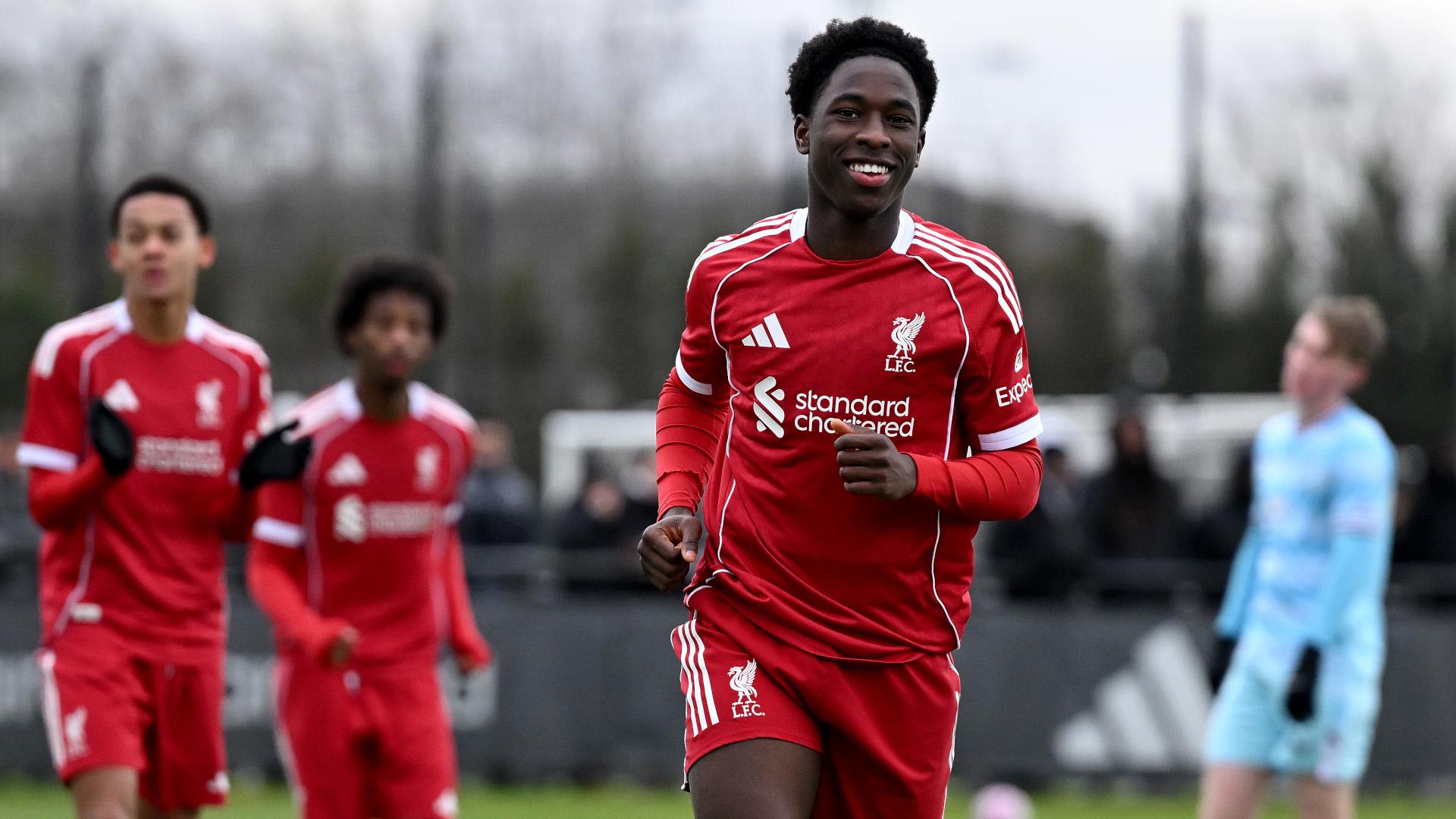 Watch U18s highlights: Liverpool 7-1 Burnley