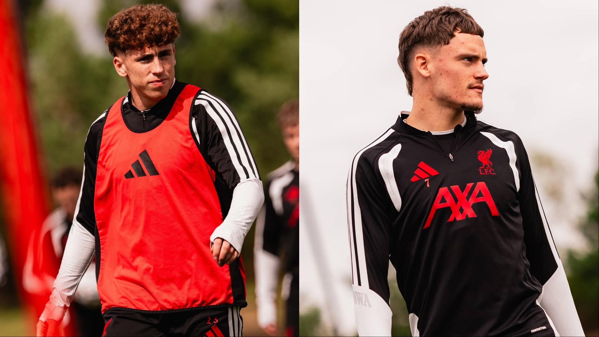 Live training gallery: Liverpool working ahead of Anfield meeting with Forest
