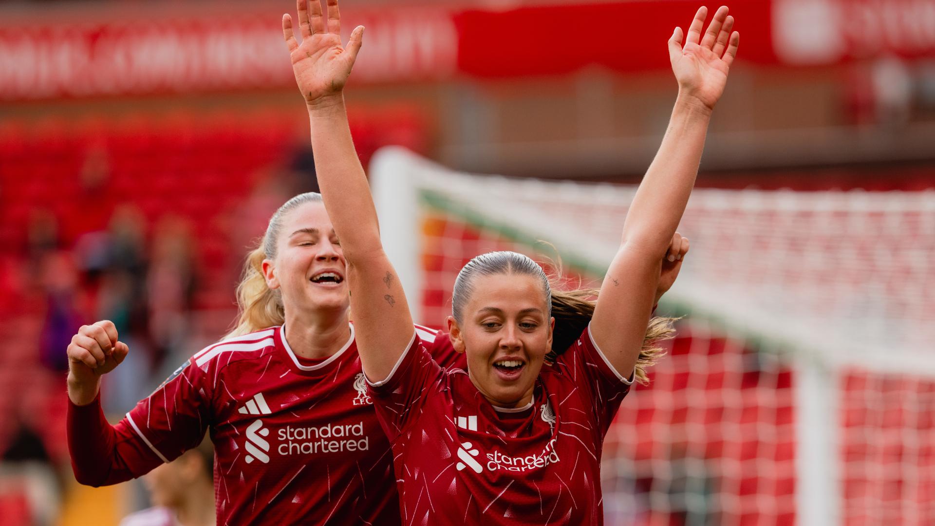 Watch WSL derby highlights: Liverpool 2-0 Everton