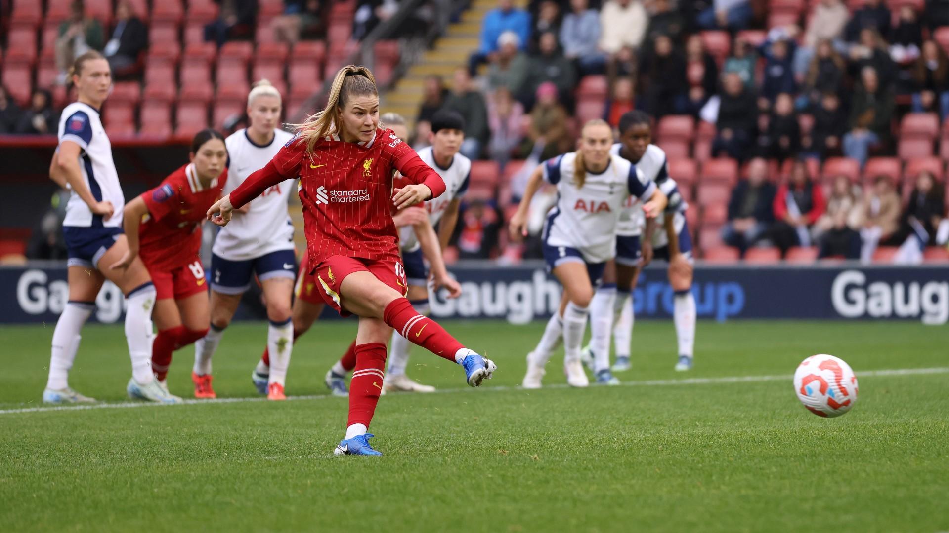 Watch WSL highlights: Tottenham Hotspur 2-3 Liverpool