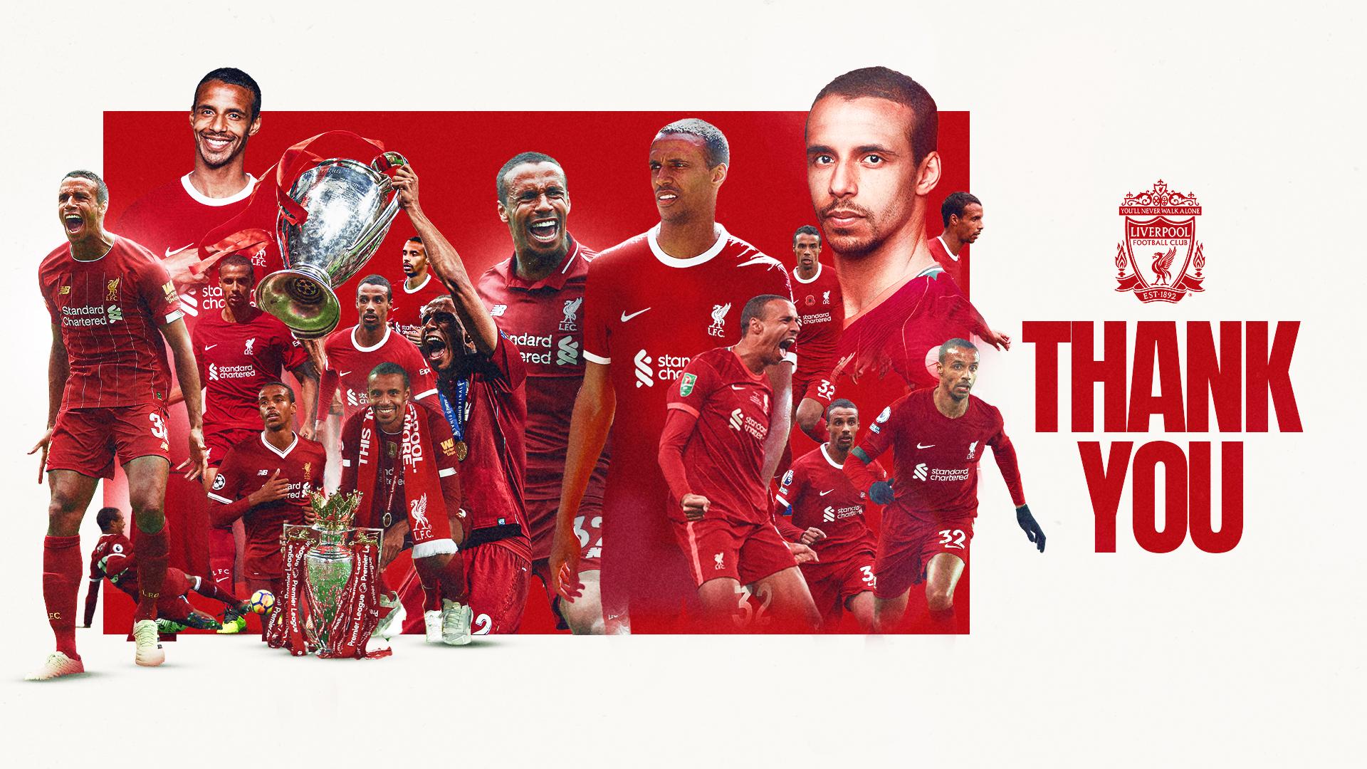 Thank you, Joel – Matip to bid farewell after eight years with Liverpool