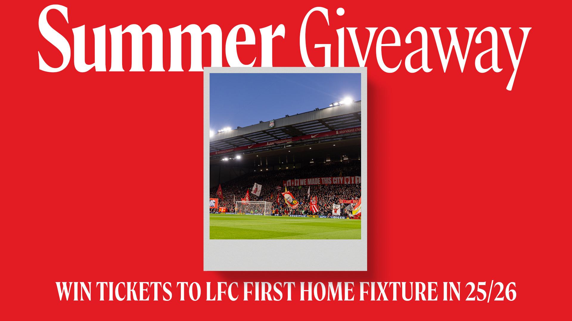 All Red competition: Win a pair of tickets to Liverpool v Bournemouth