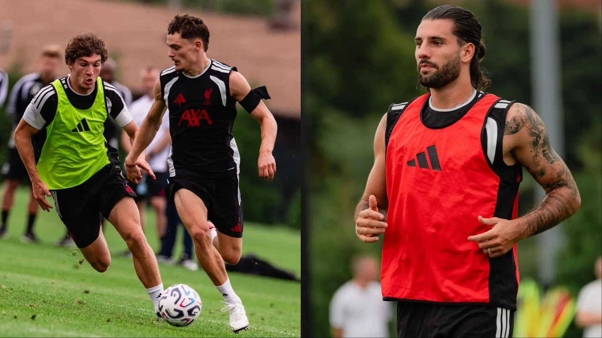 Training photos: Liverpool's Friday workout in Chicago ahead of Leeds clash