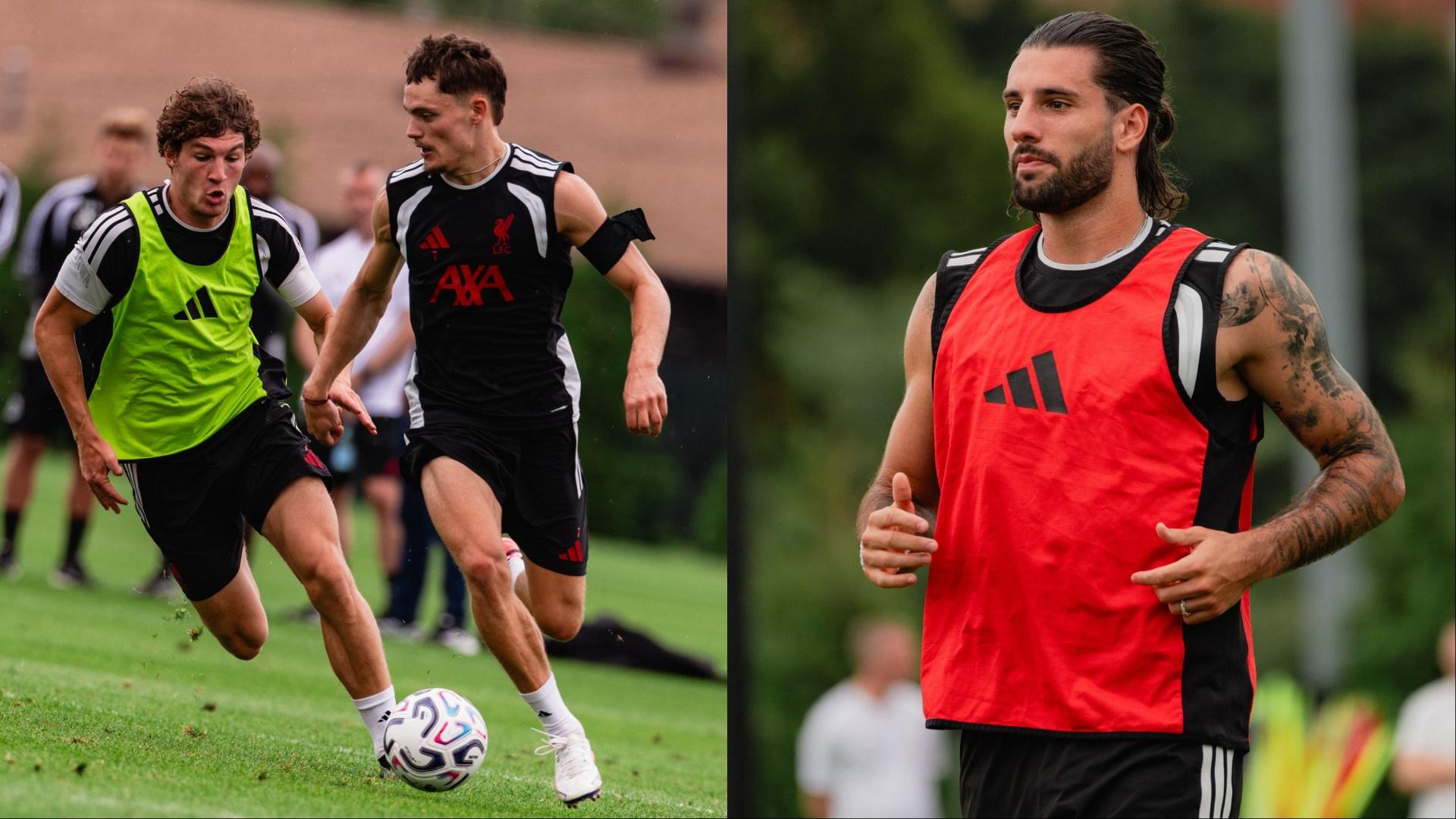 Training photos: Liverpool's Friday workout in Chicago ahead of Leeds clash