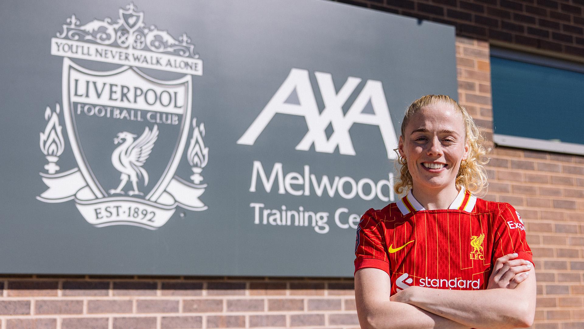 Melwood gallery: Grace Fisk extends her stay with the Reds