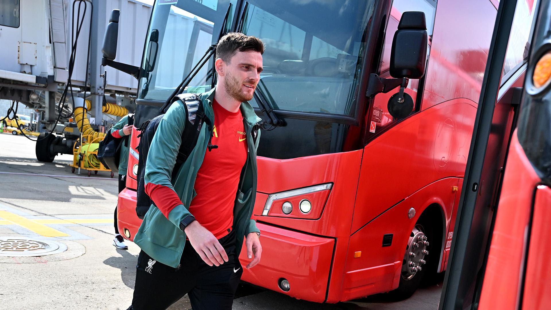 Arrival photos: Liverpool land in Pittsburgh to start USA pre-season tour