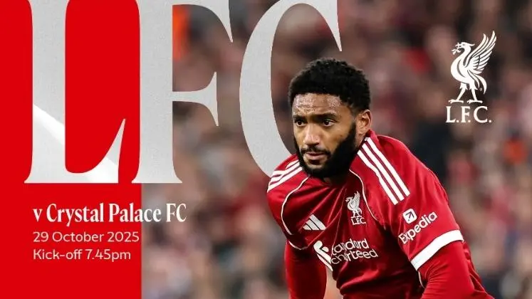 Get your Liverpool v Crystal Palace matchday programme