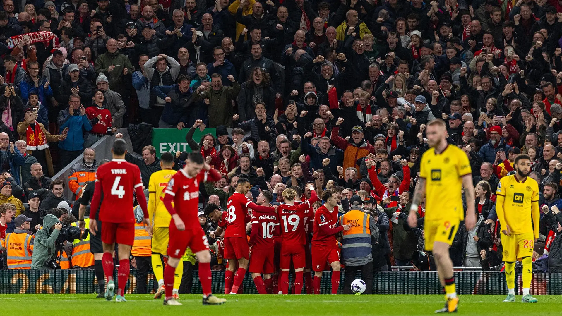 Who was Liverpool's Carlsberg Player of the Match v Sheff Utd?