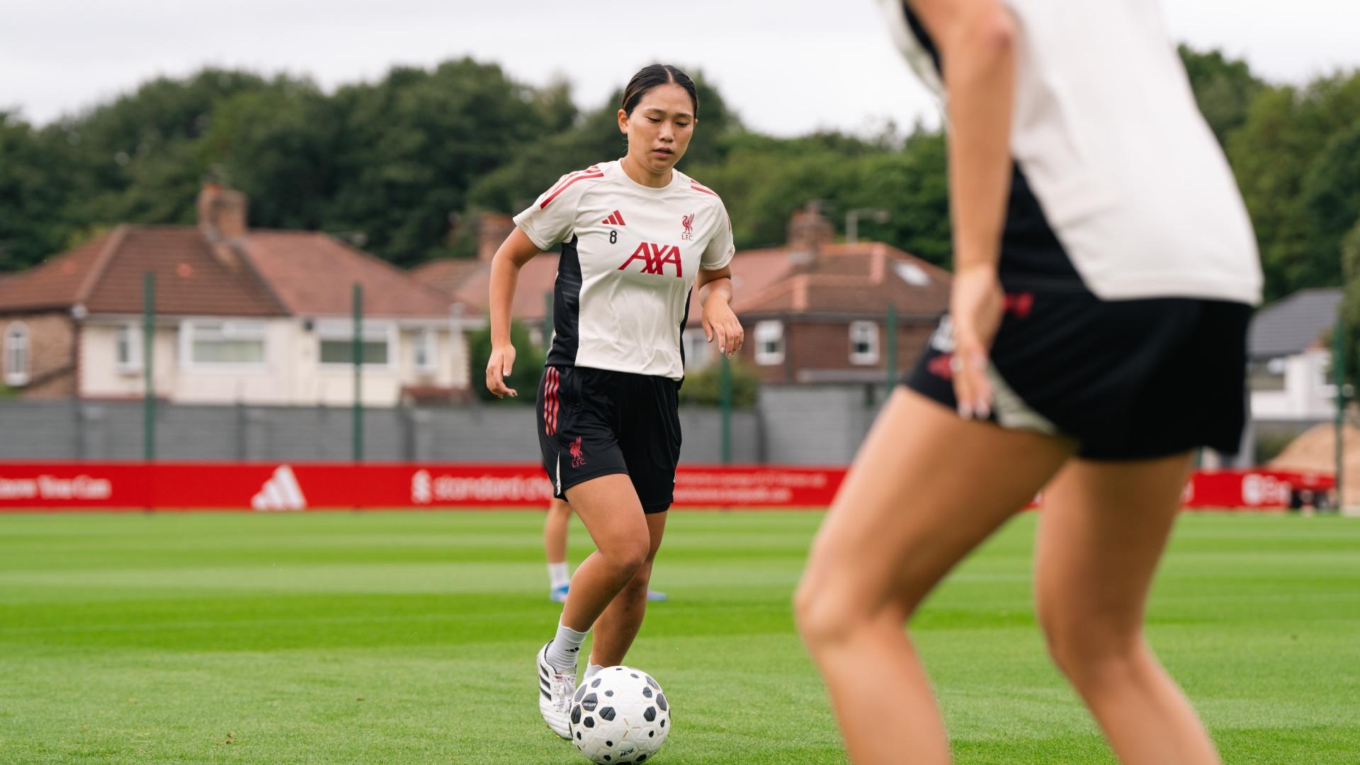 Photos: LFC Women continue pre-season training at Melwood