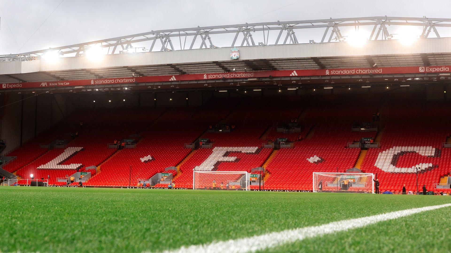 Your chance to take to the Anfield pitch with two special stadium experiences