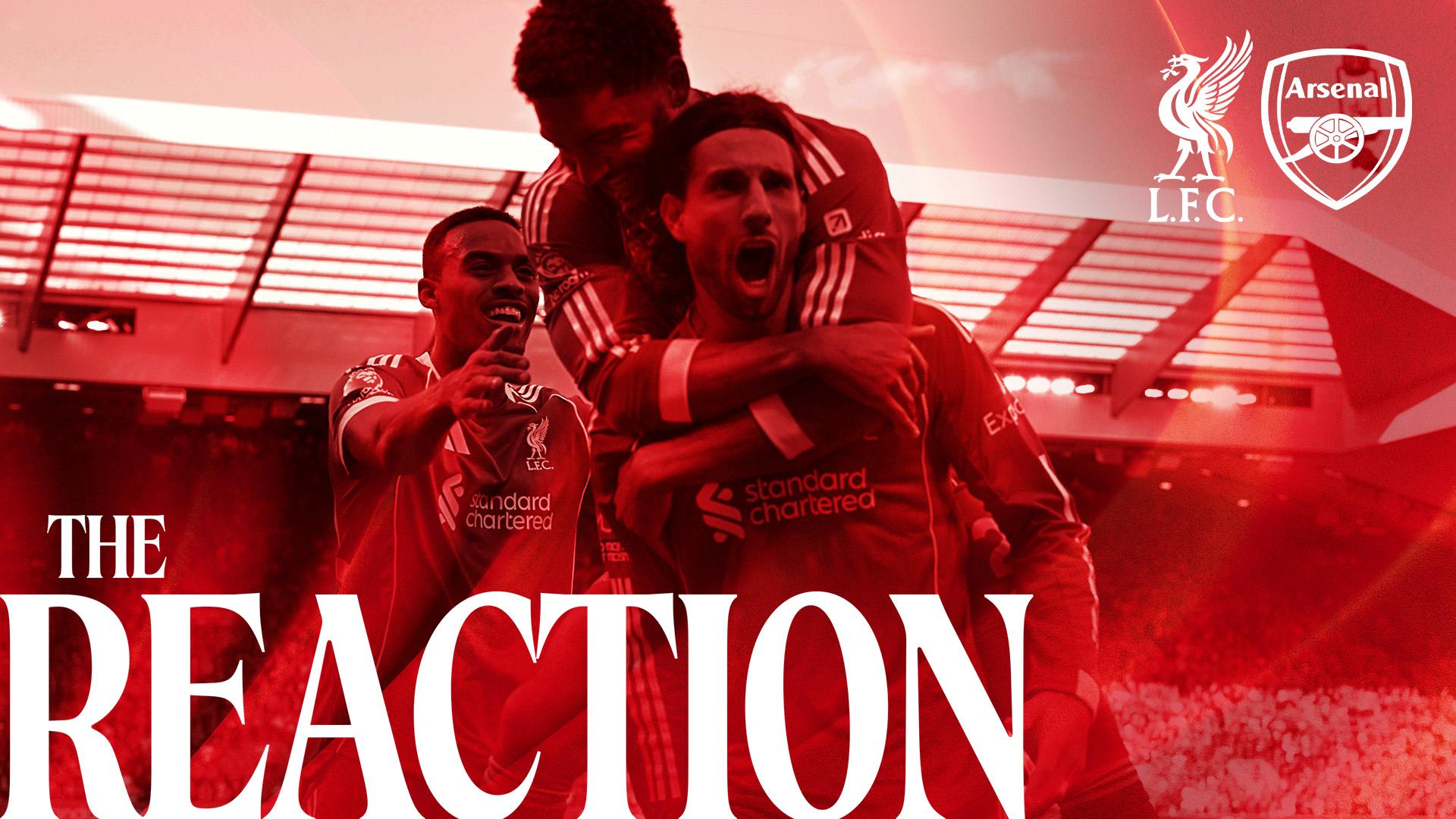 'The Reaction' podcast: Hear from Szoboszlai, Gravenberch and more post-Arsenal
