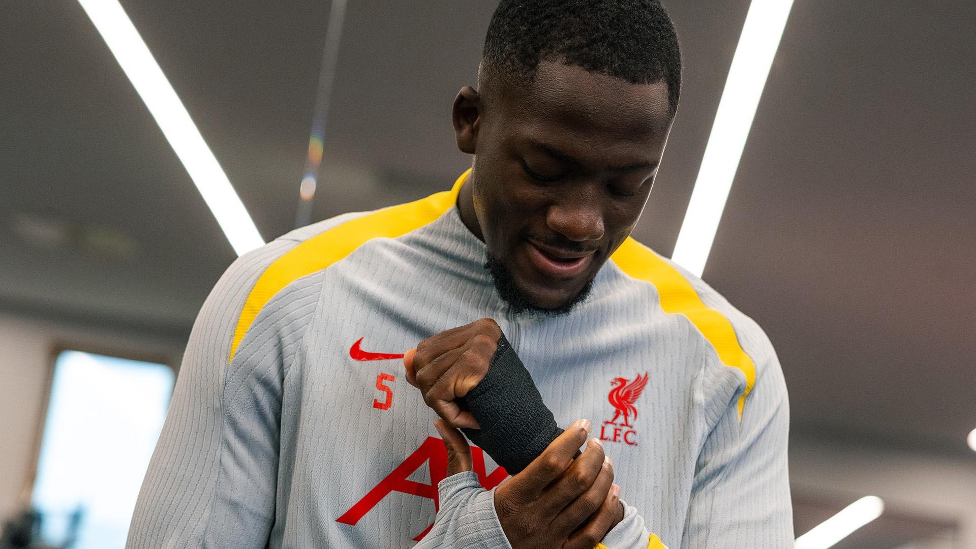 Ibrahima Konate available for Bayer Leverkusen clash