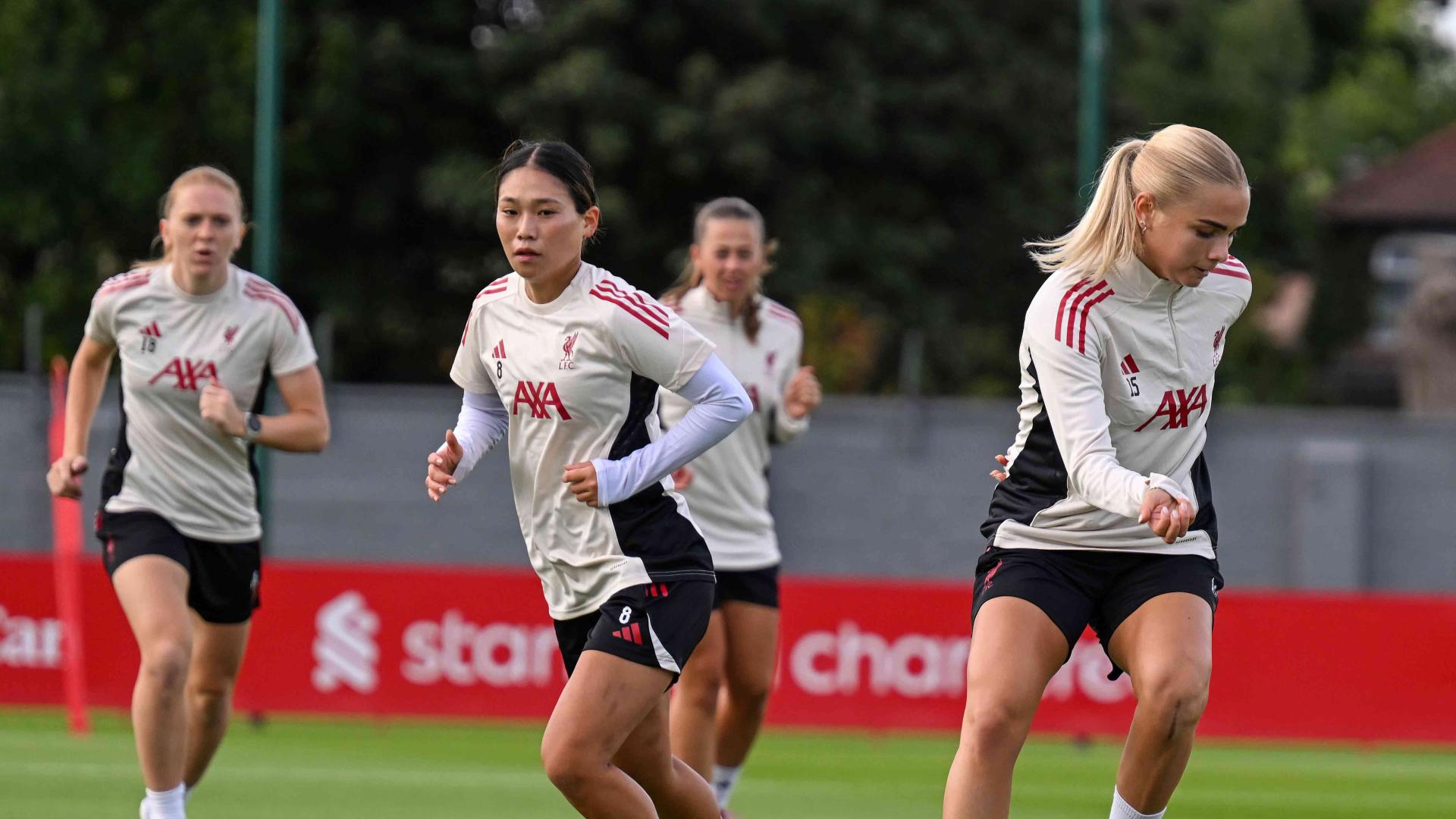 Training photos: LFC Women prepare for WSL opener against Everton