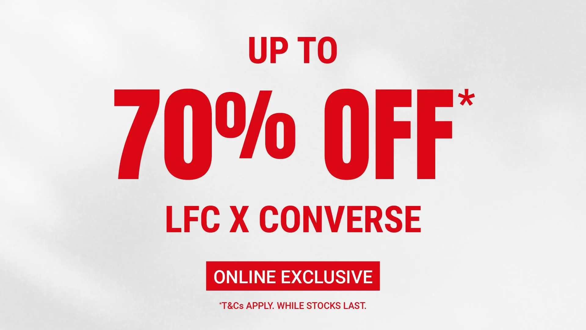 Sale: Get up to 70% off the LFC x Converse collection now