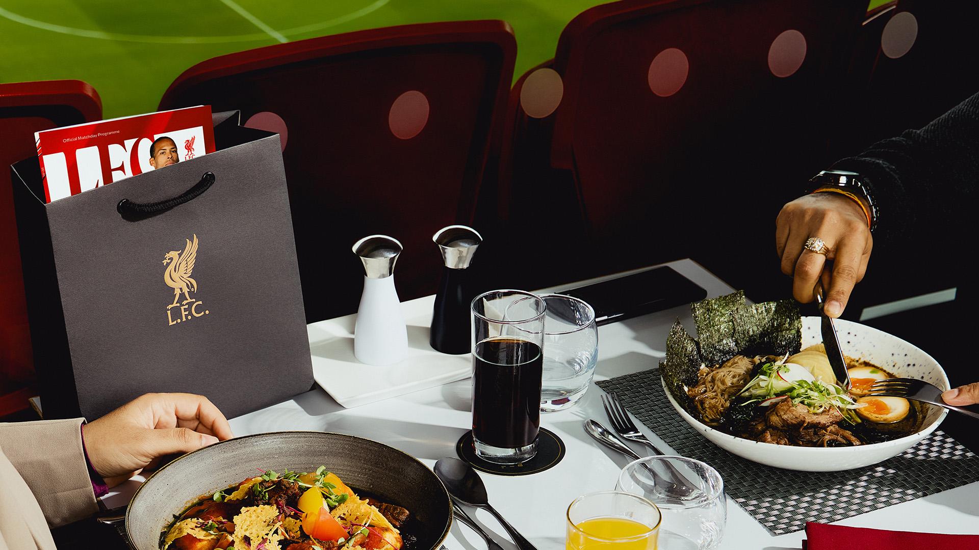 Book now: Hospitality packages for Premier League games at Anfield