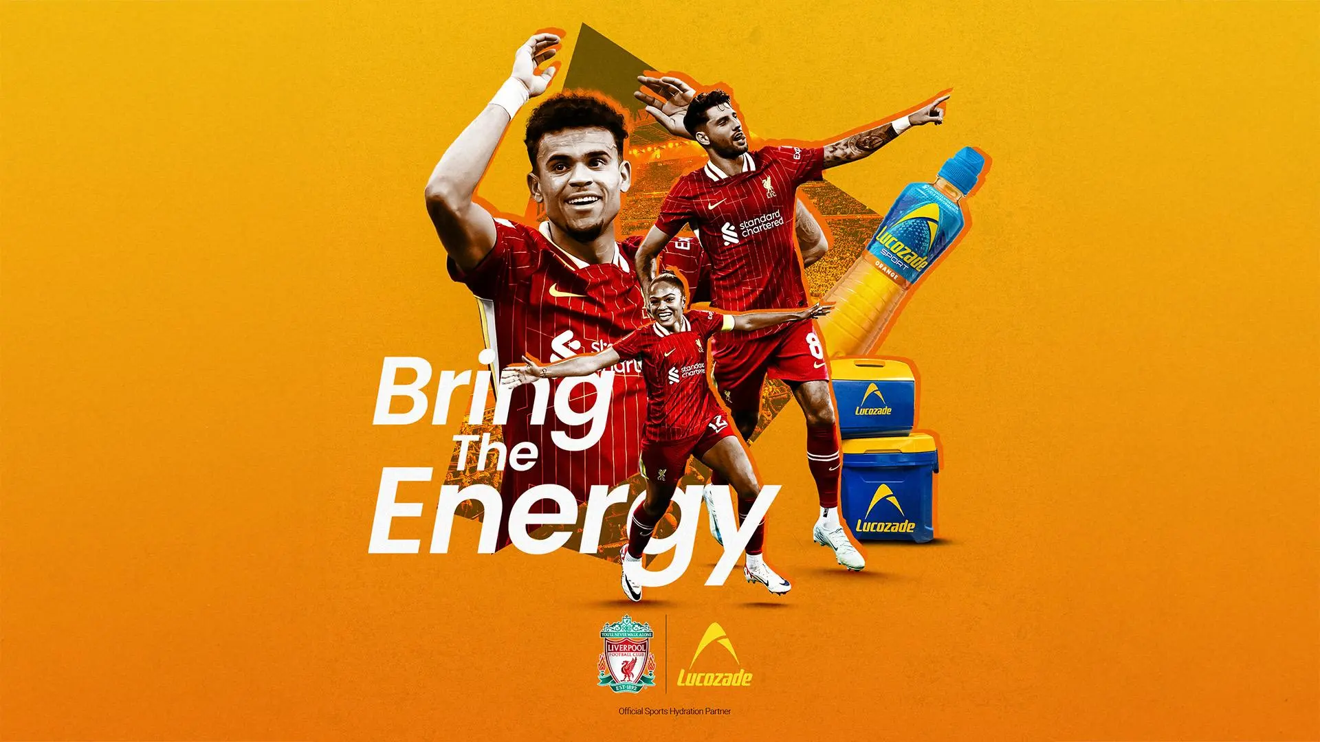 Liverpool FC welcomes Lucozade as club's official sports hydration partner