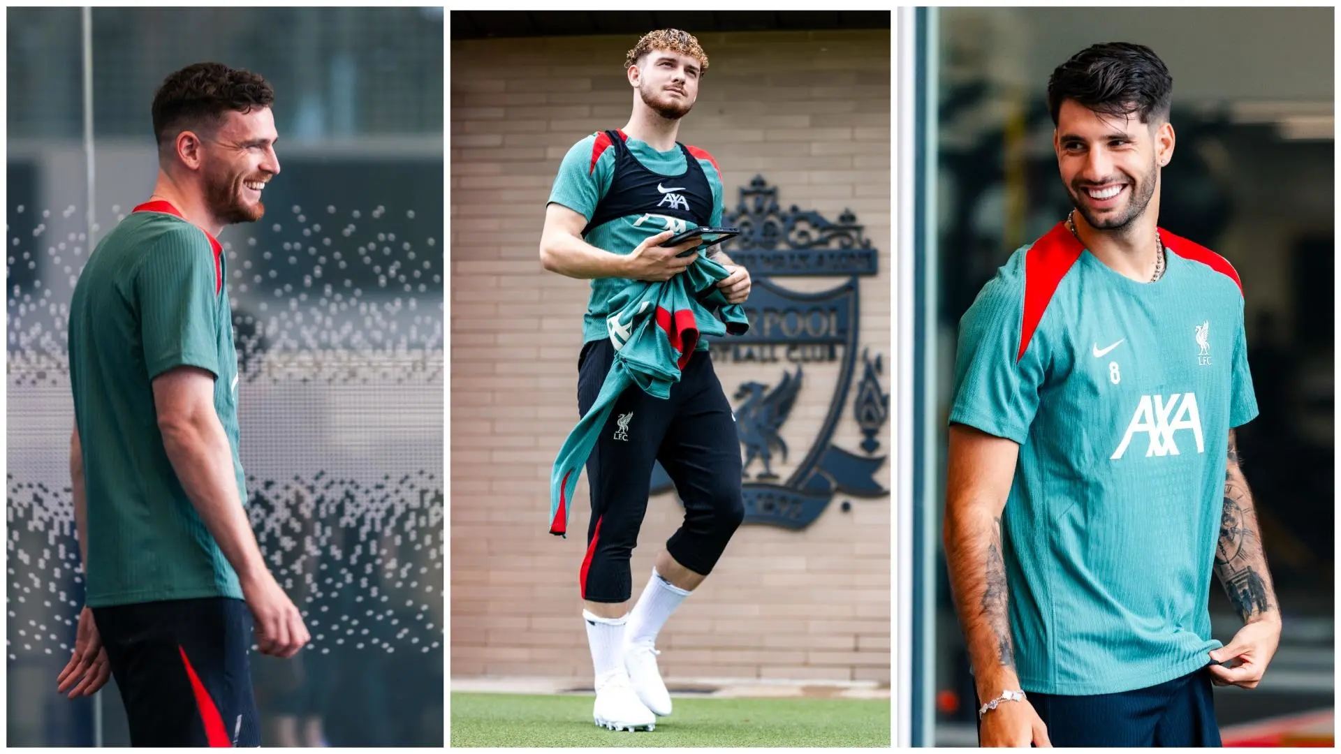 Gallery: Liverpool's work continues as Robertson, Szoboszlai and Jaros return
