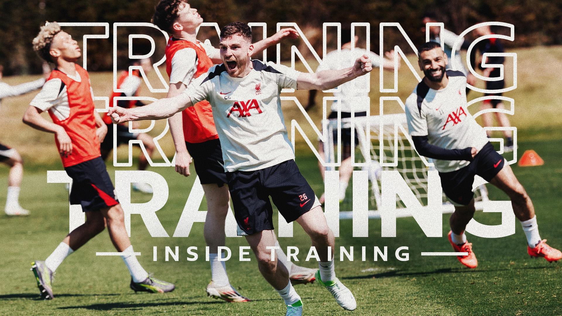 Inside Training: Behind-the-scenes access with the champions on Friday