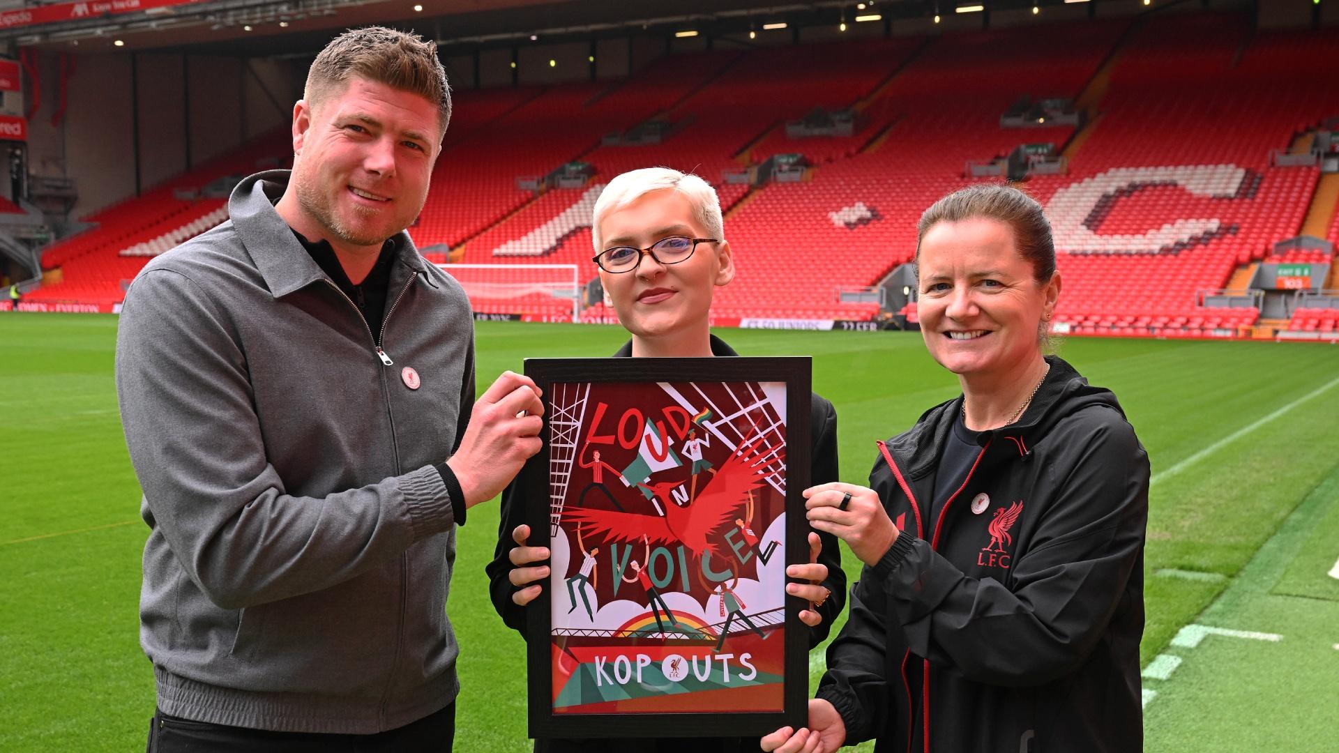LFC presents Kop Outs with bespoke 'With Pride' illustration
