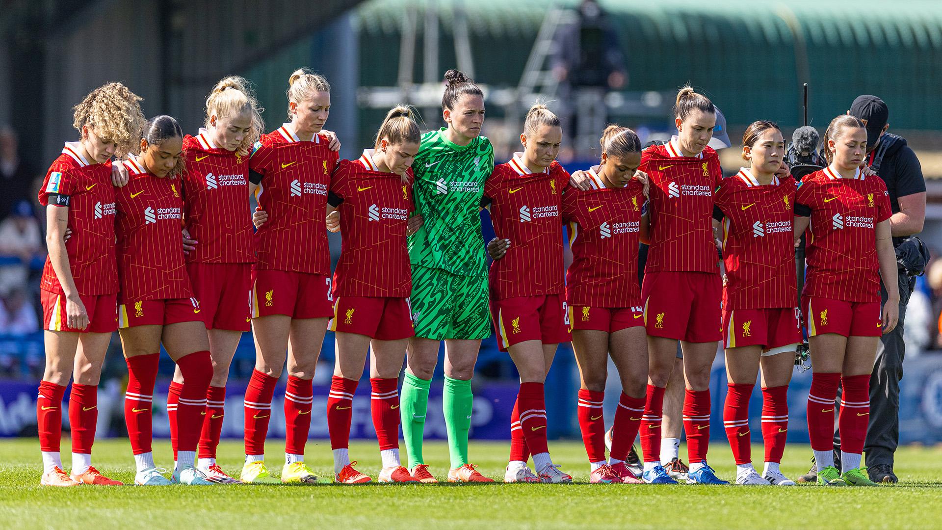 Hillsborough anniversary respects paid at Women's FA Cup semi-final