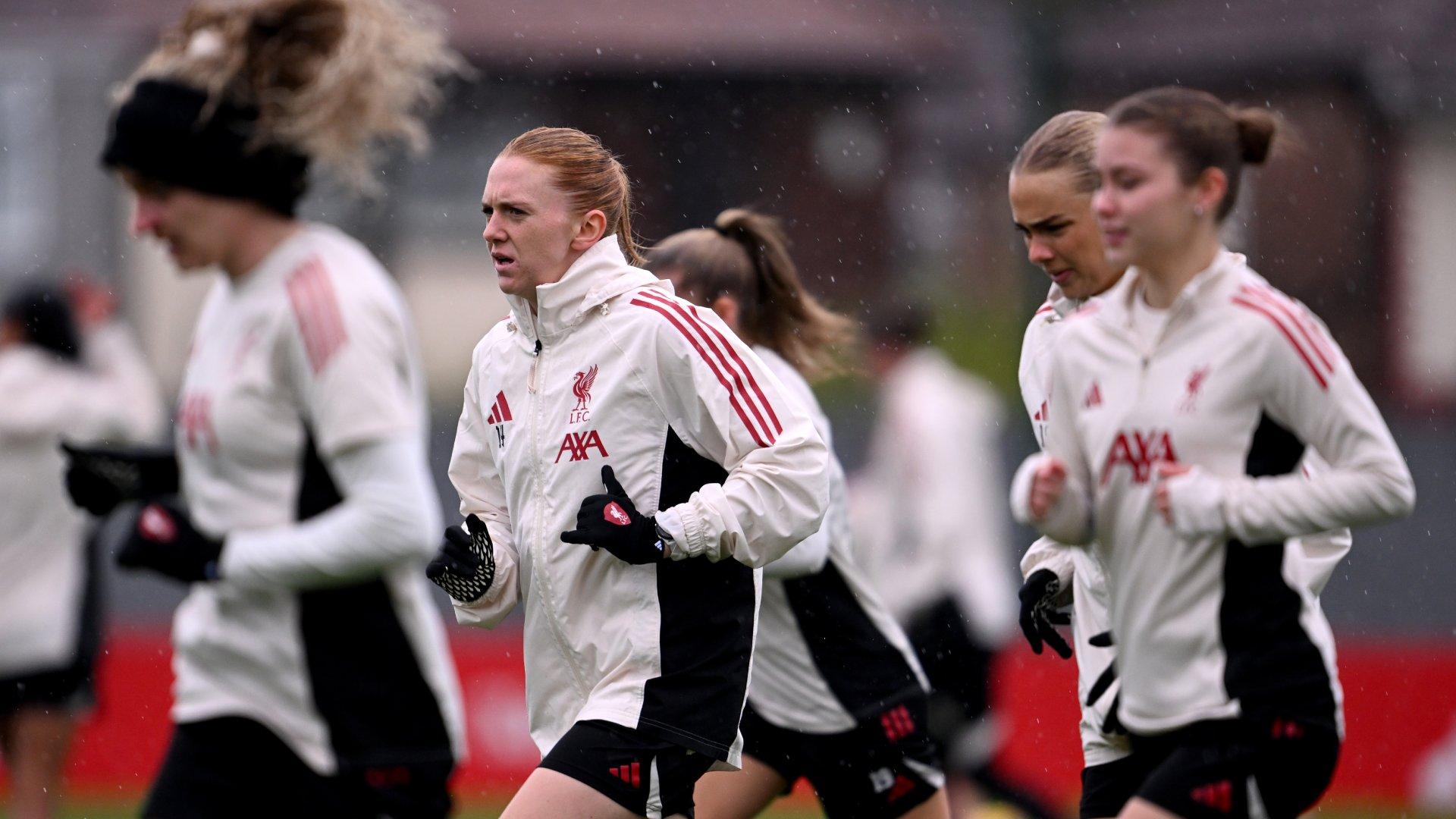 Training photos: Liverpool prepare for WSL clash with Chelsea