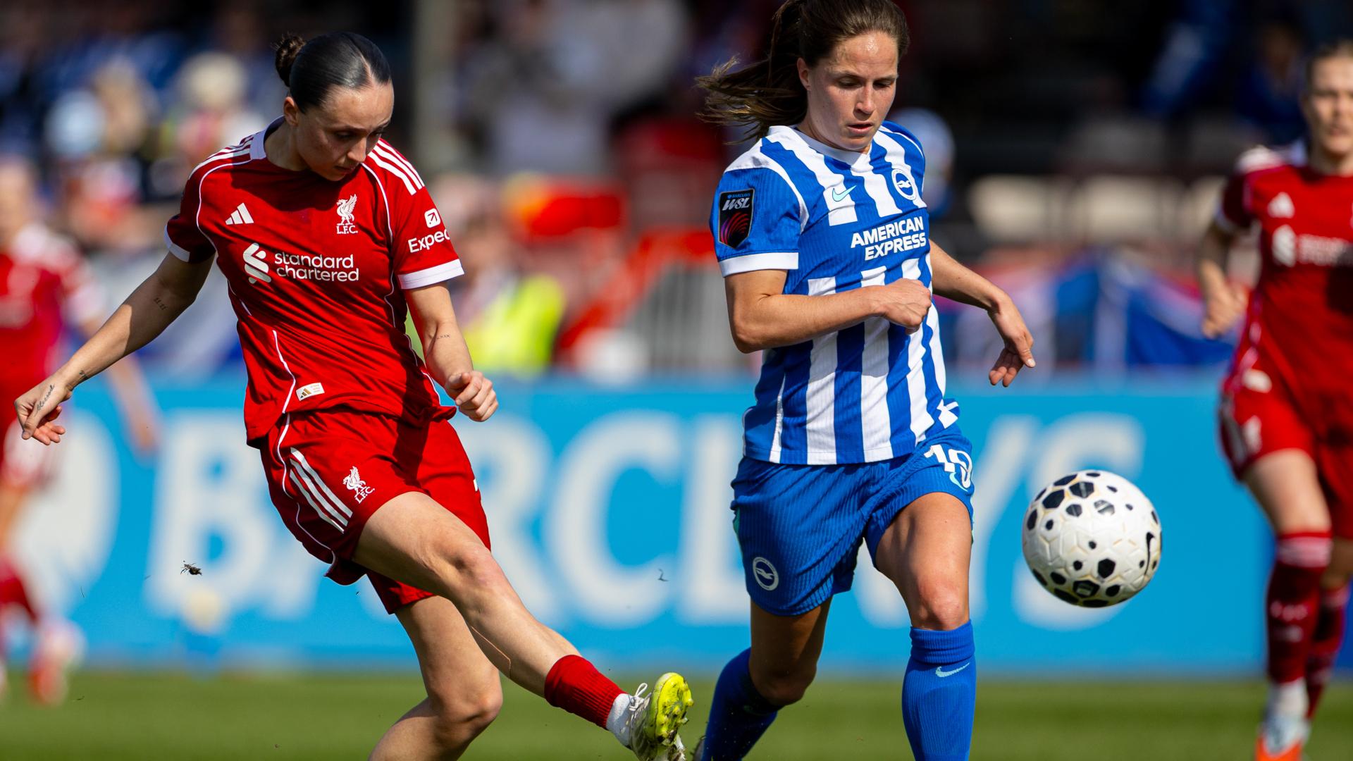 Watch WSL highlights: Brighton & Hove Albion 0-0 Liverpool