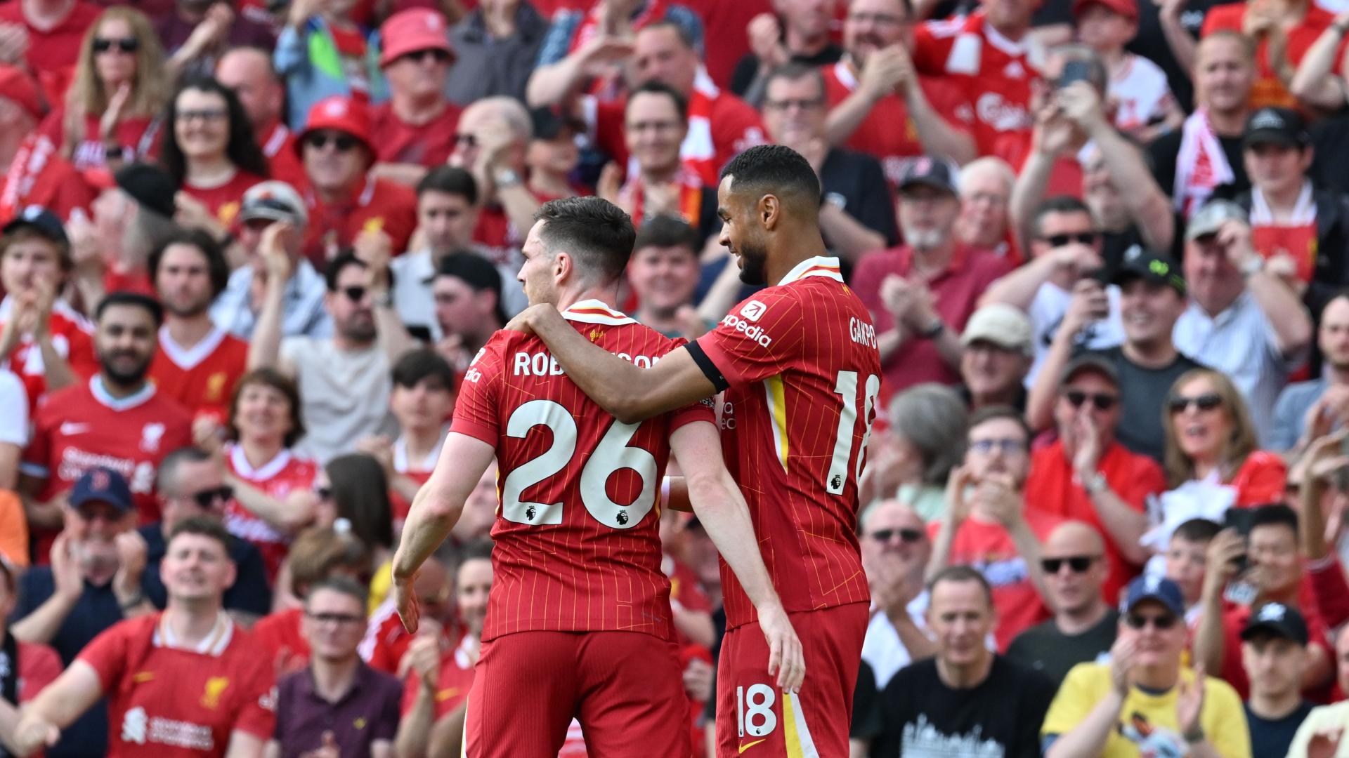 Cody Gakpo nets in 10 consecutive Anfield starts for Liverpool