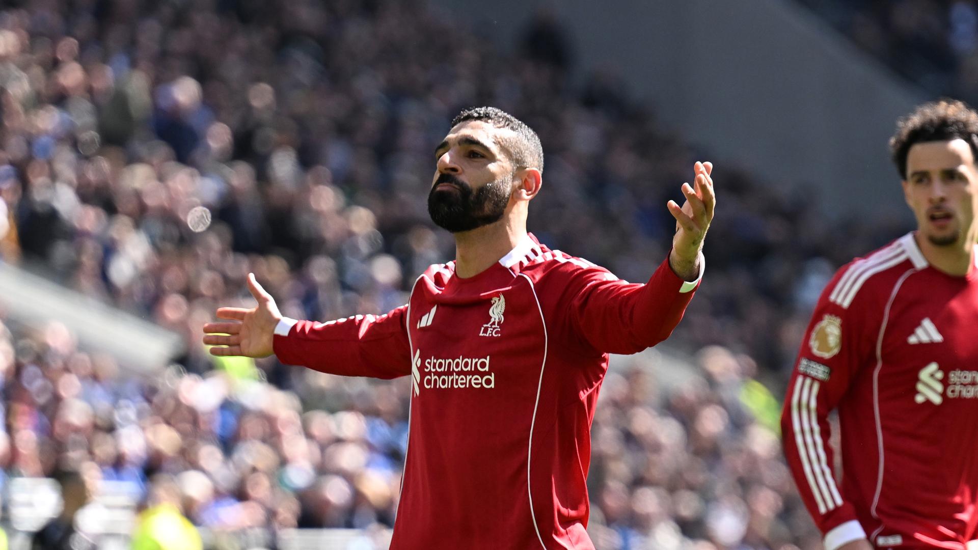 Mohamed Salah equals record for most Premier League Merseyside derby goals