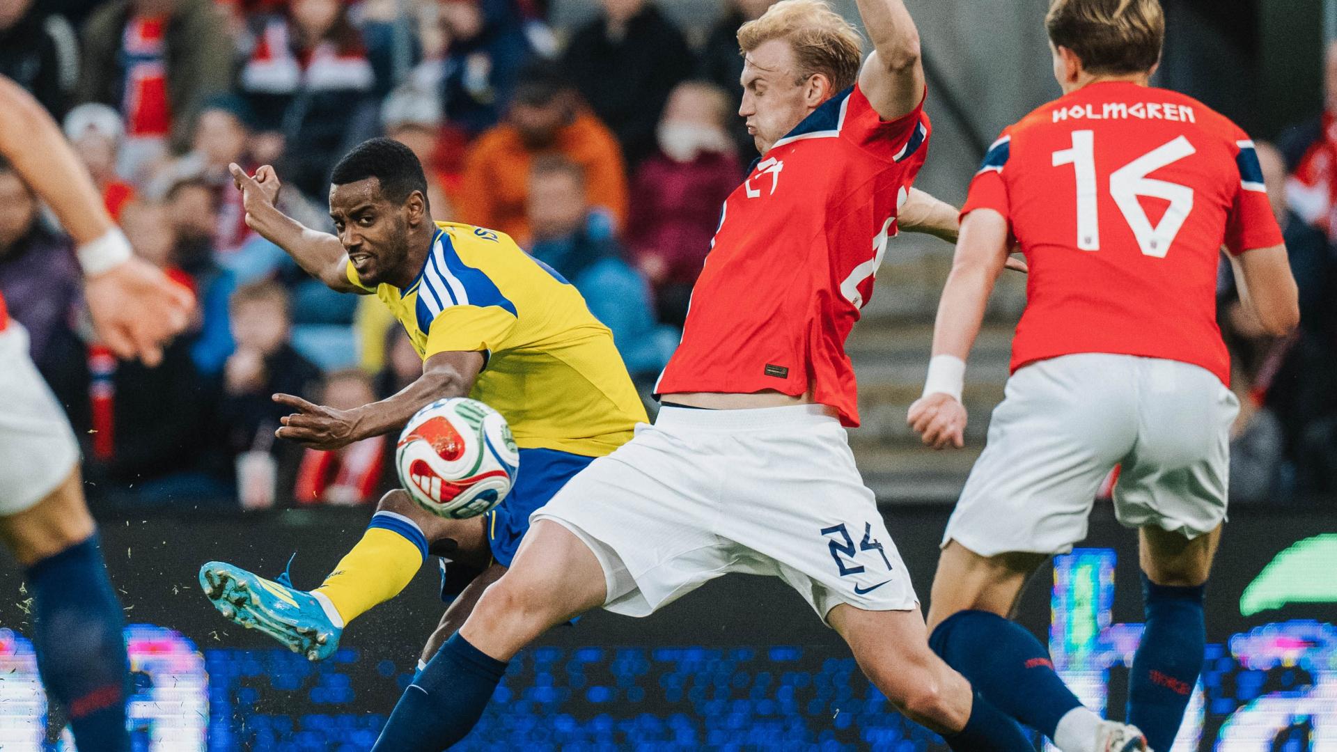 Watch Alexander Isak's brilliant goal in Norway v Sweden