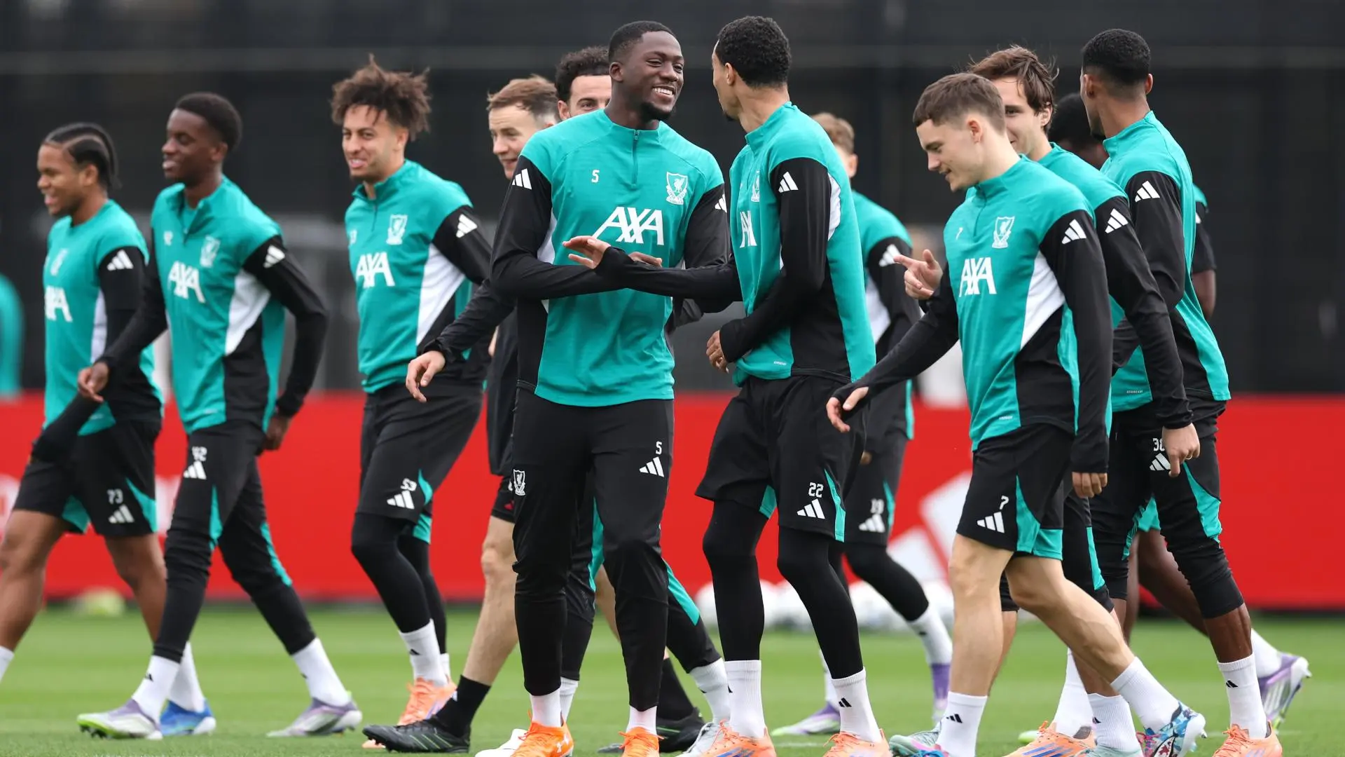 Training photos: Liverpool prepare for Champions League night against Real Madrid