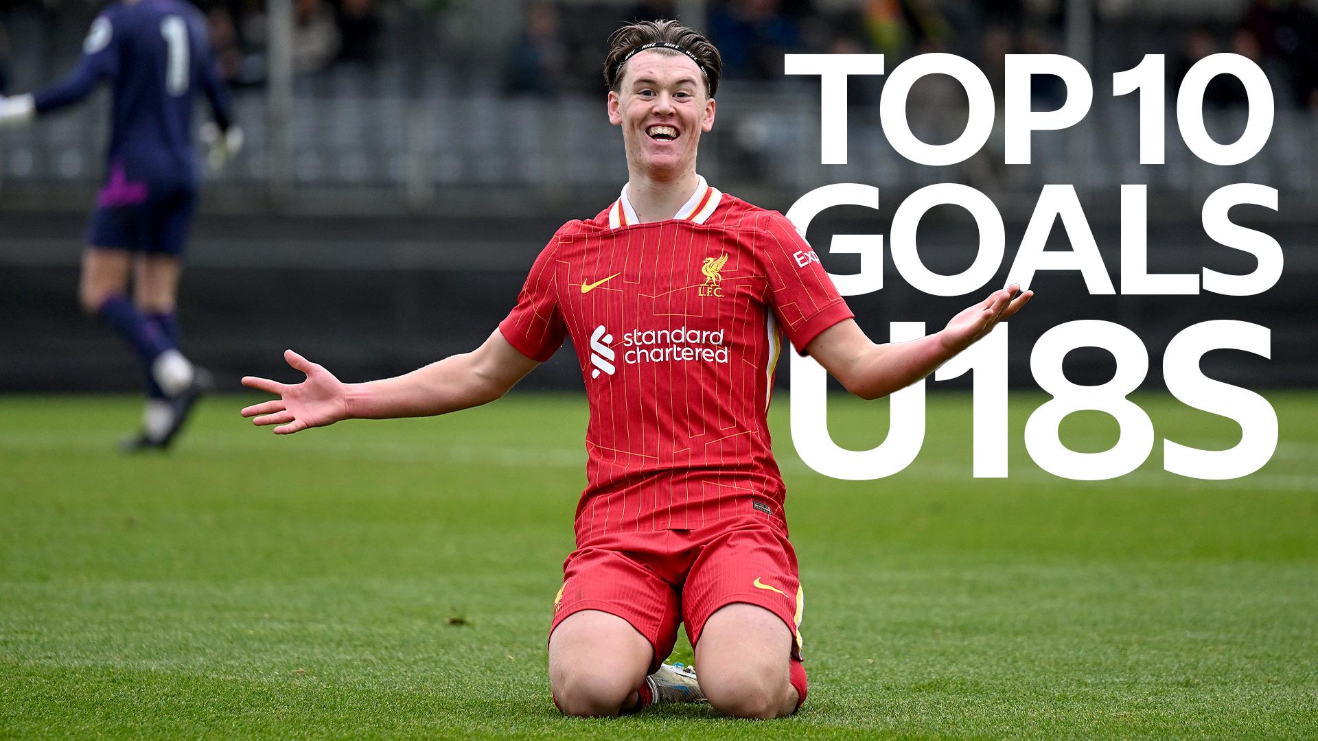 Watch: Liverpool U18s' best goals of 2024-25