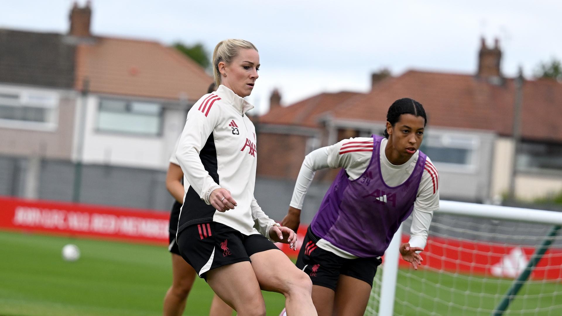 In photos: LFC Women's Friday session ahead of Villa Park trip