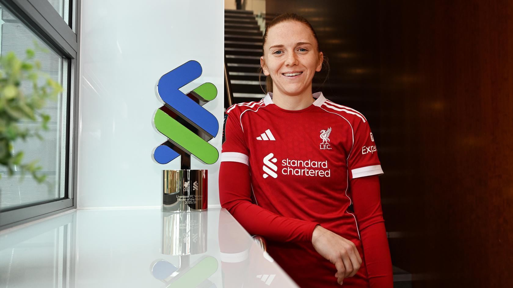 Ceri Holland voted LFC Women's Player of the Month for February