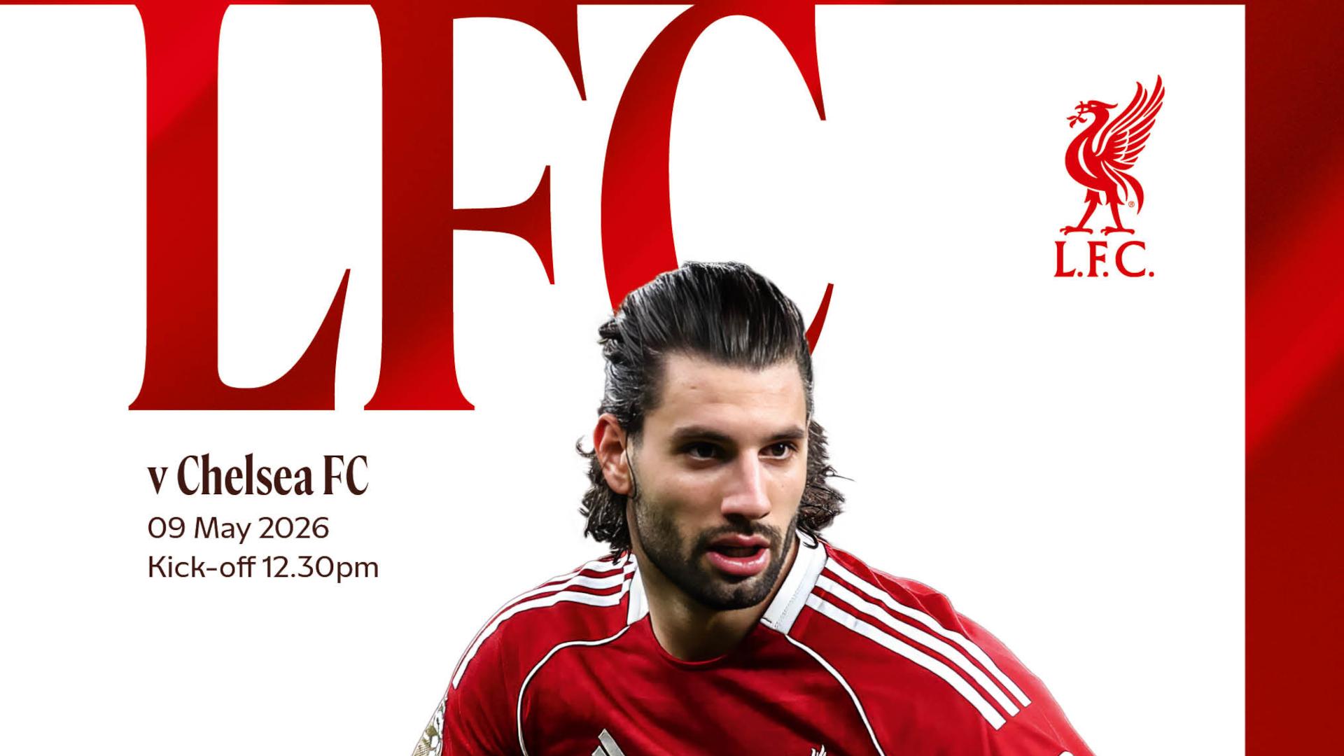 Get your Liverpool v Chelsea matchday programme
