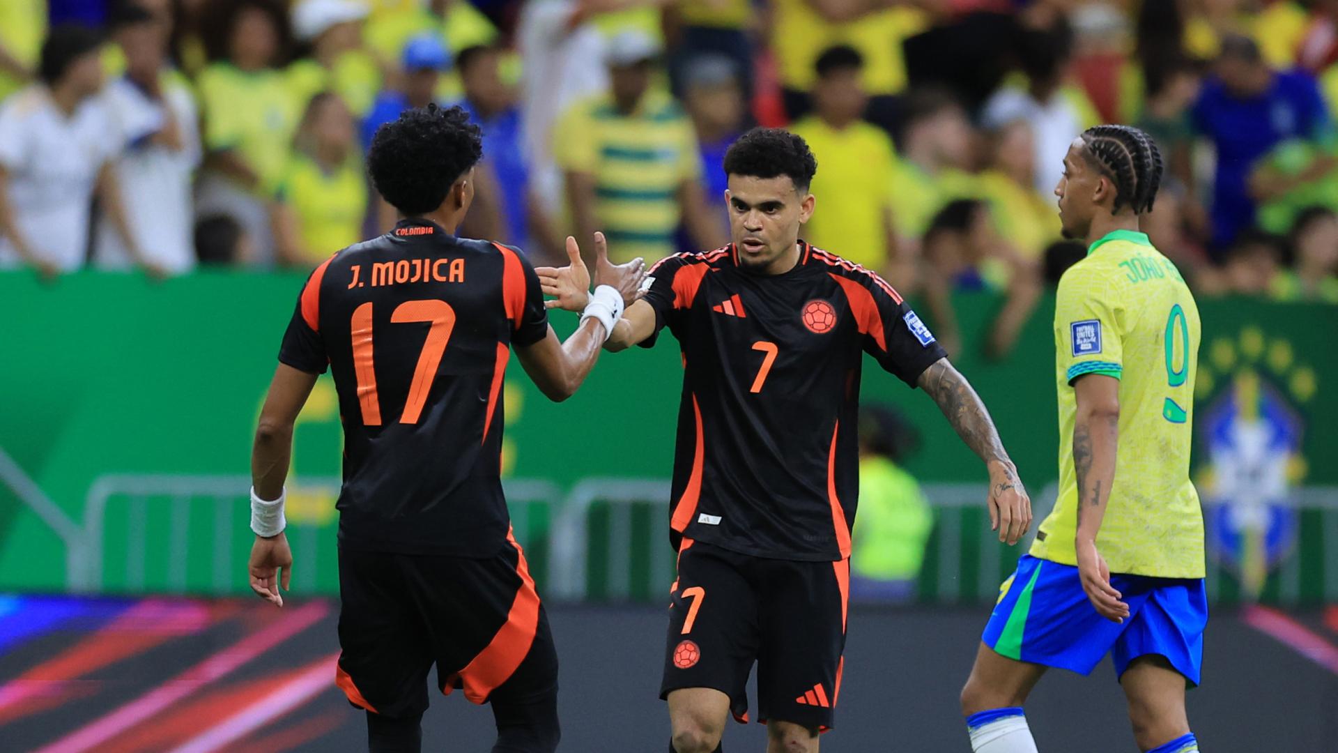 Internationals: Luis Diaz scores for Colombia against Alisson's Brazil