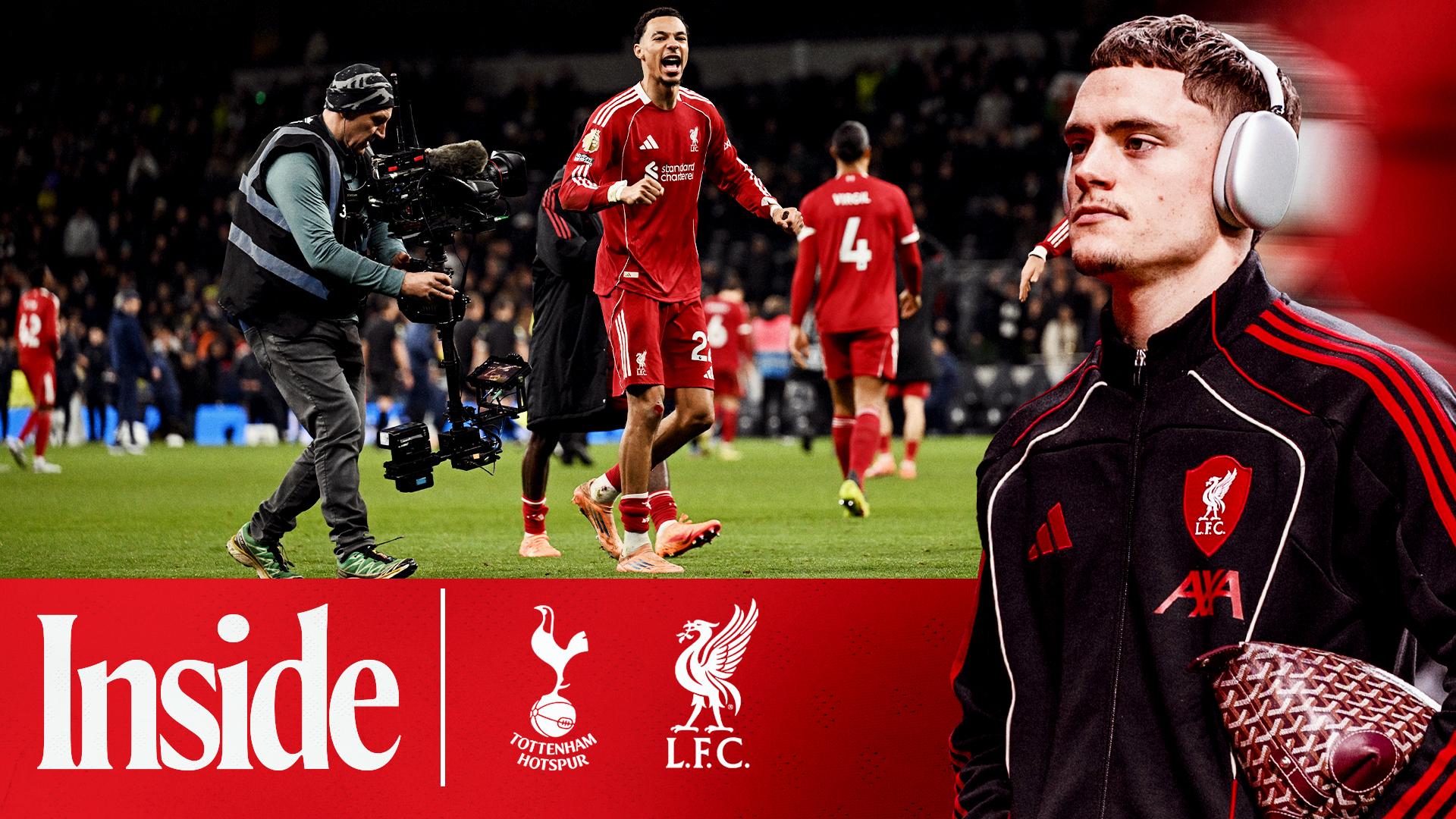 Inside: Unseen moments and away-end scenes from Tottenham 1-2 Liverpool