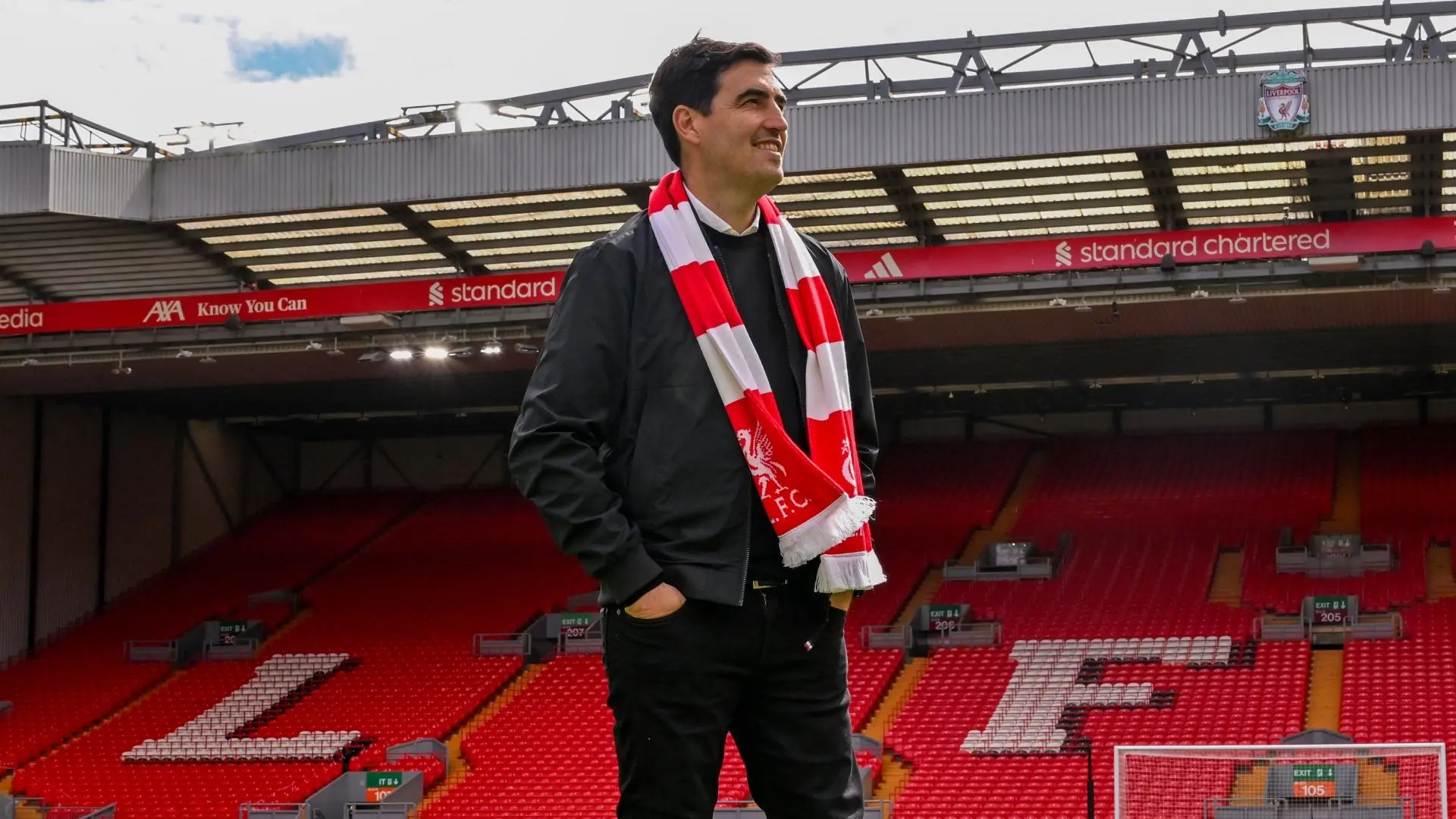 In photos: Andoni Iraola arrives as new Liverpool head coach