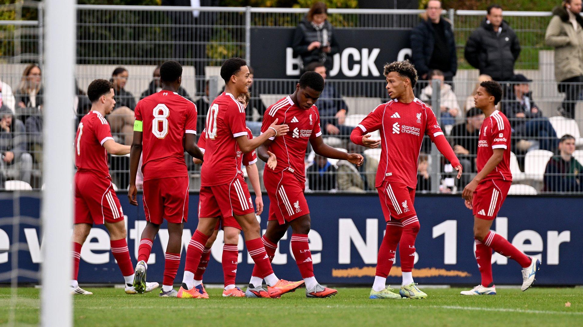 Youth League report: Liverpool U19s win 5-4 away at Eintracht Frankfurt