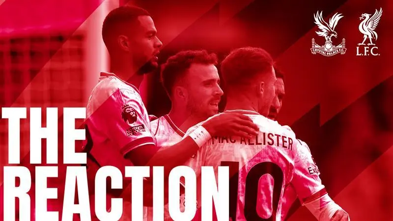 'The Reaction' podcast: Hear from Slot, Gakpo and Jaros after Crystal Palace 0-1 Liverpool