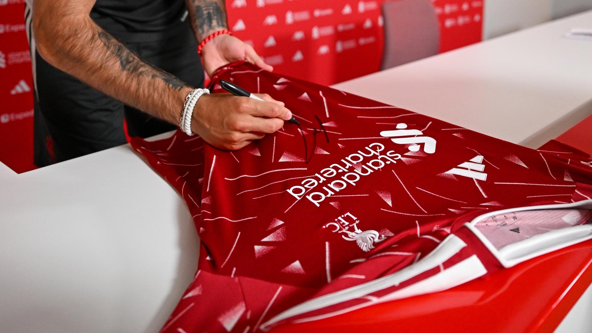 Competition: Win a Liverpool shirt signed by Dominik Szoboszlai