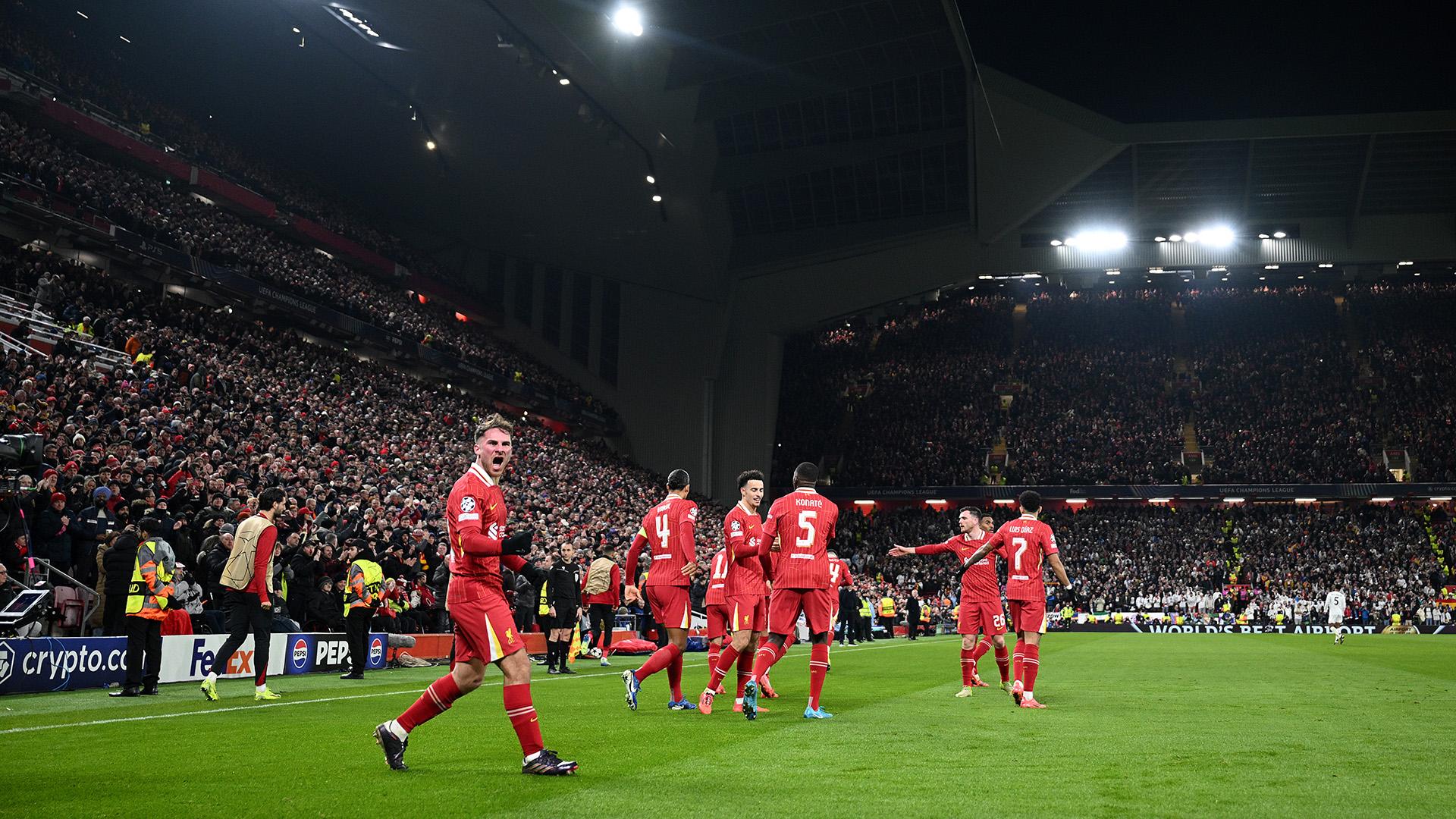 28 photos from Anfield as Liverpool defeat Real Madrid in Champions League