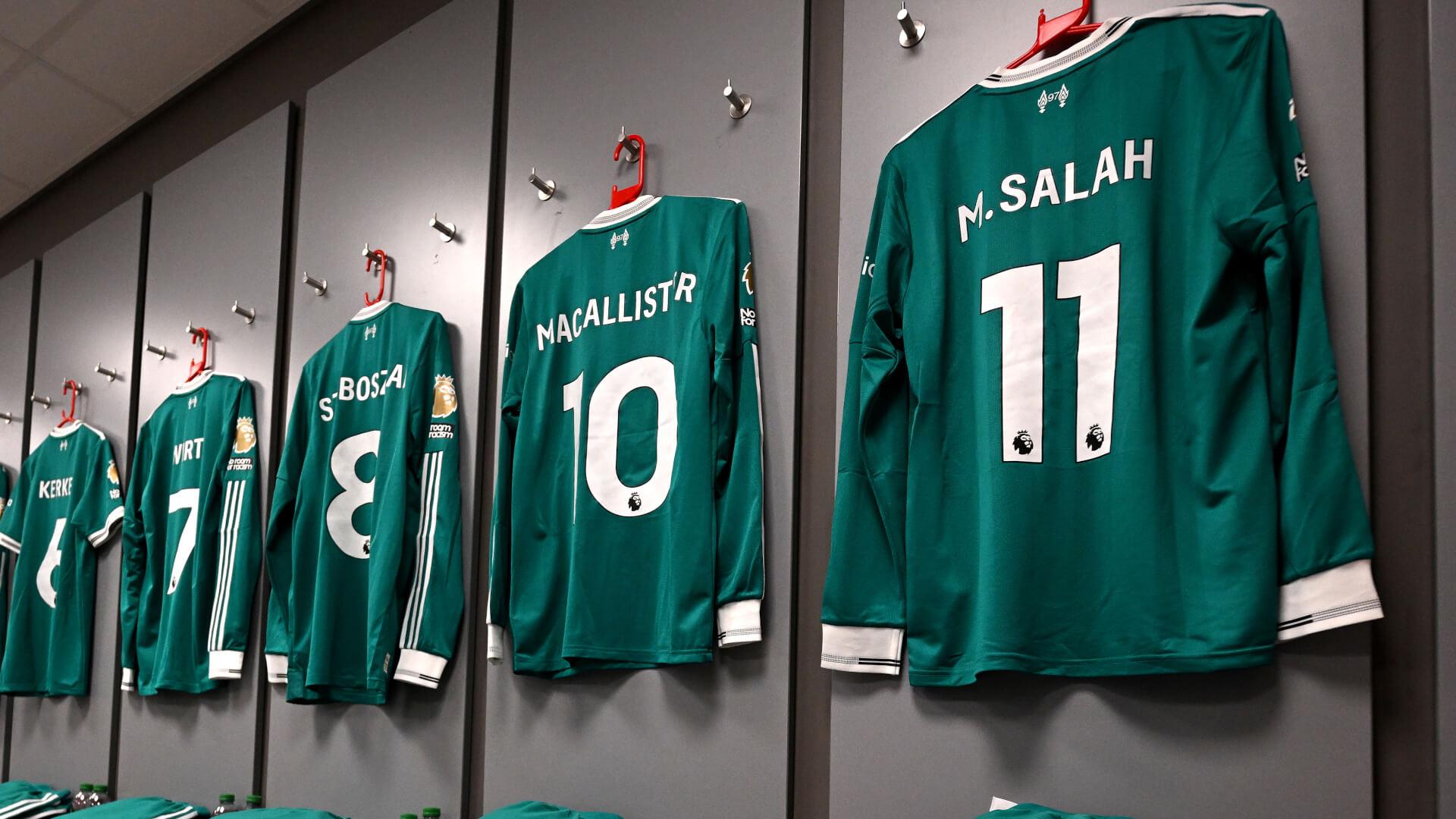 Liverpool's kit versus Sunderland confirmed