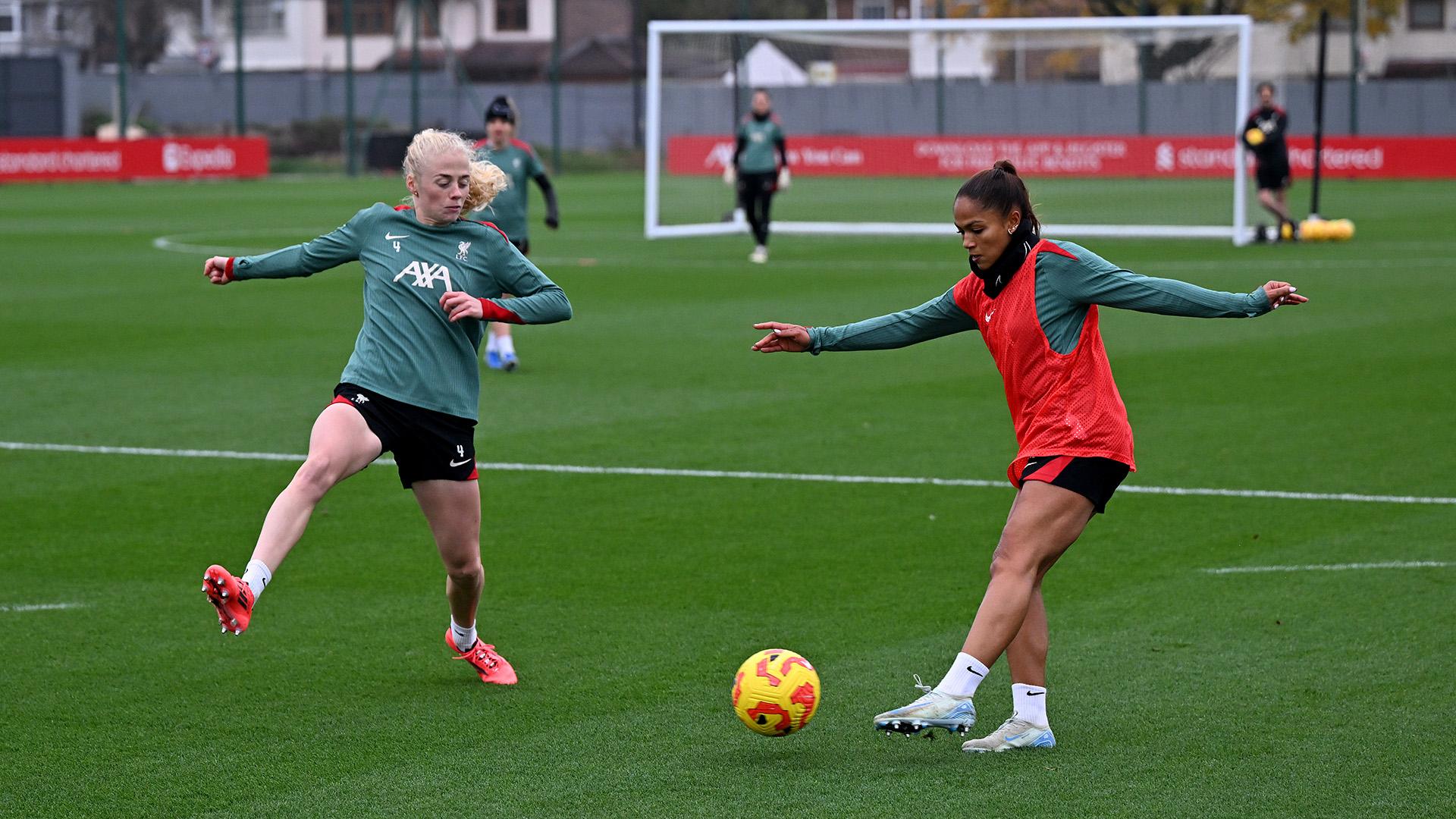 Gallery: LFC Women complete Friday training session ahead of Chelsea clash