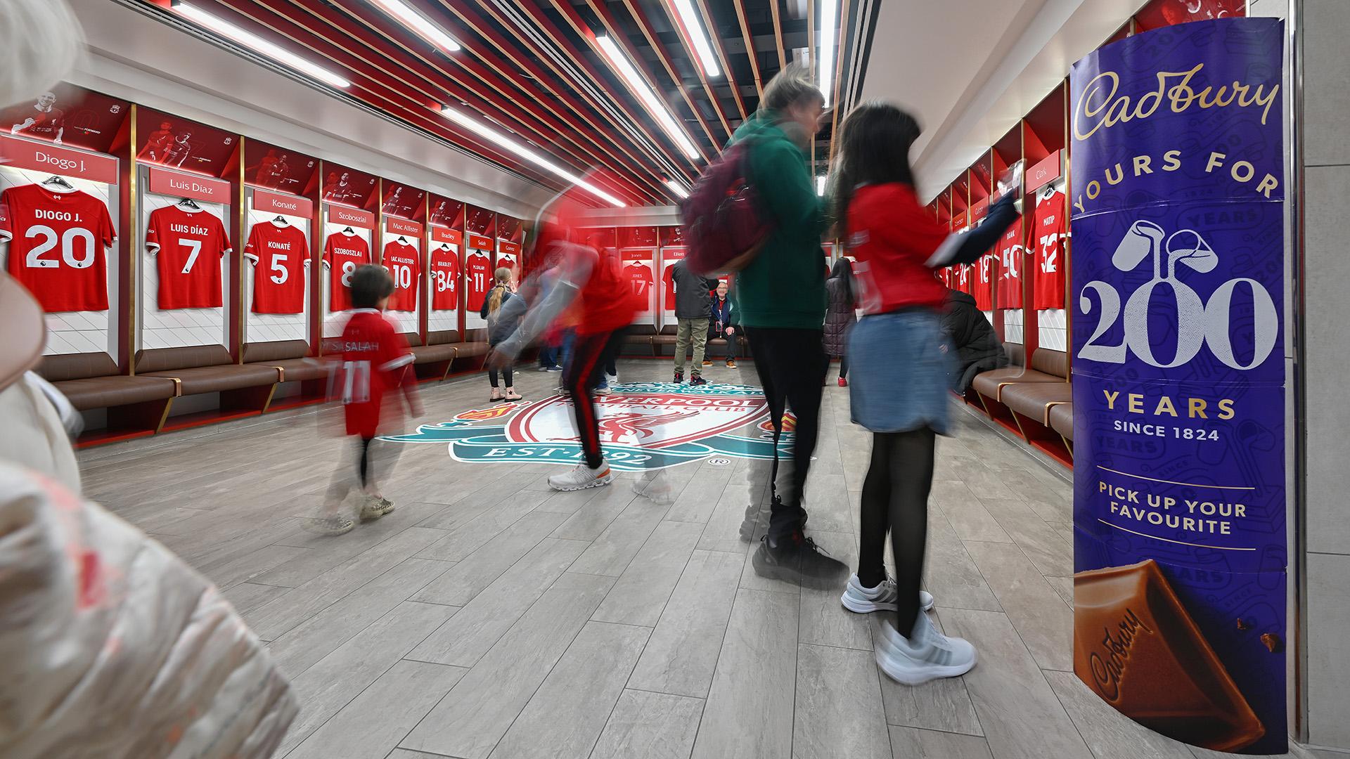 Finish the Easter holidays with LFC Stadium Tours and Cadbury