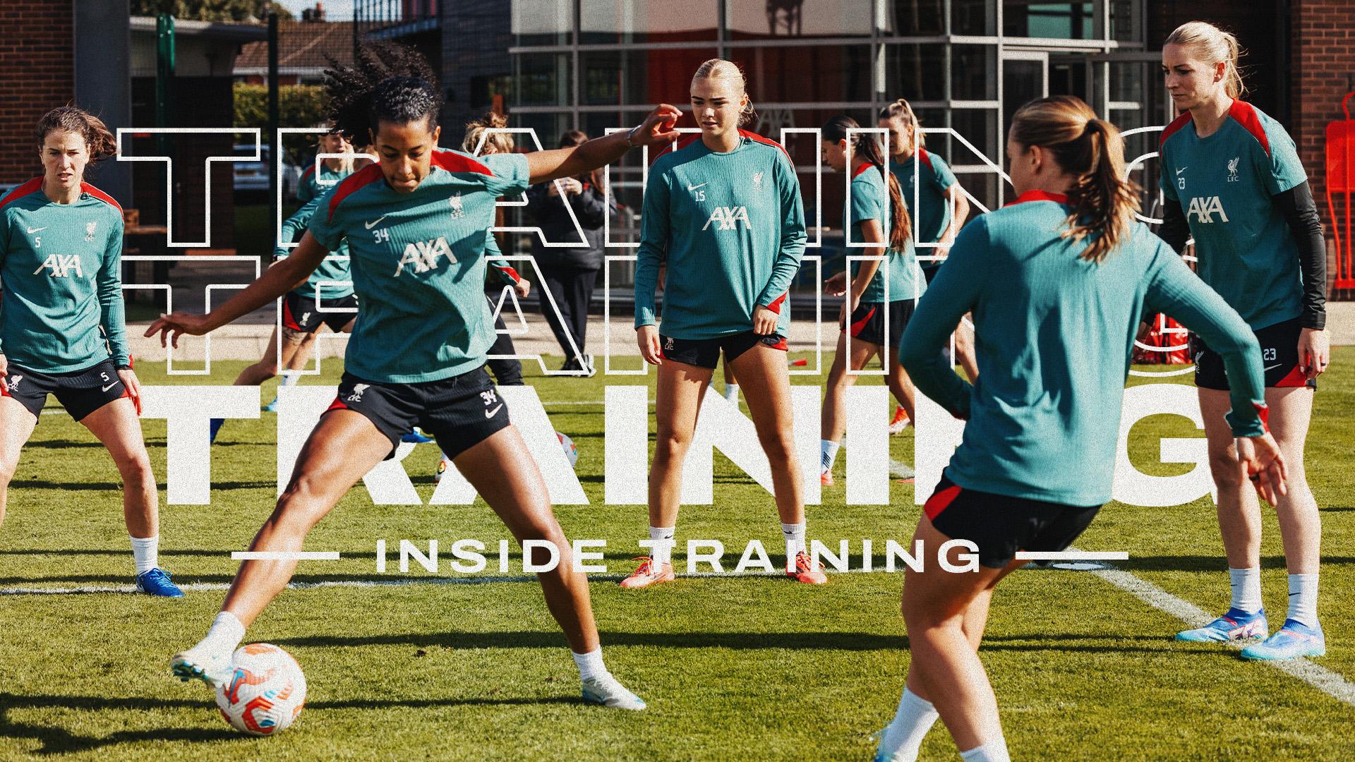 Inside Training: Gym work, rondos and shooting practice ahead of West Ham